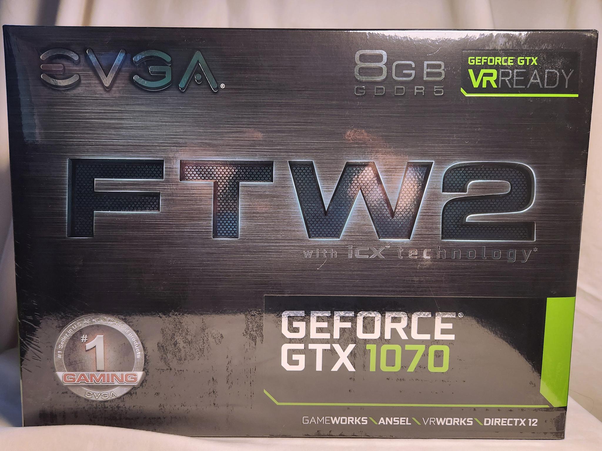 Brand New EVGA FTW2 Nvidia GTX 1070