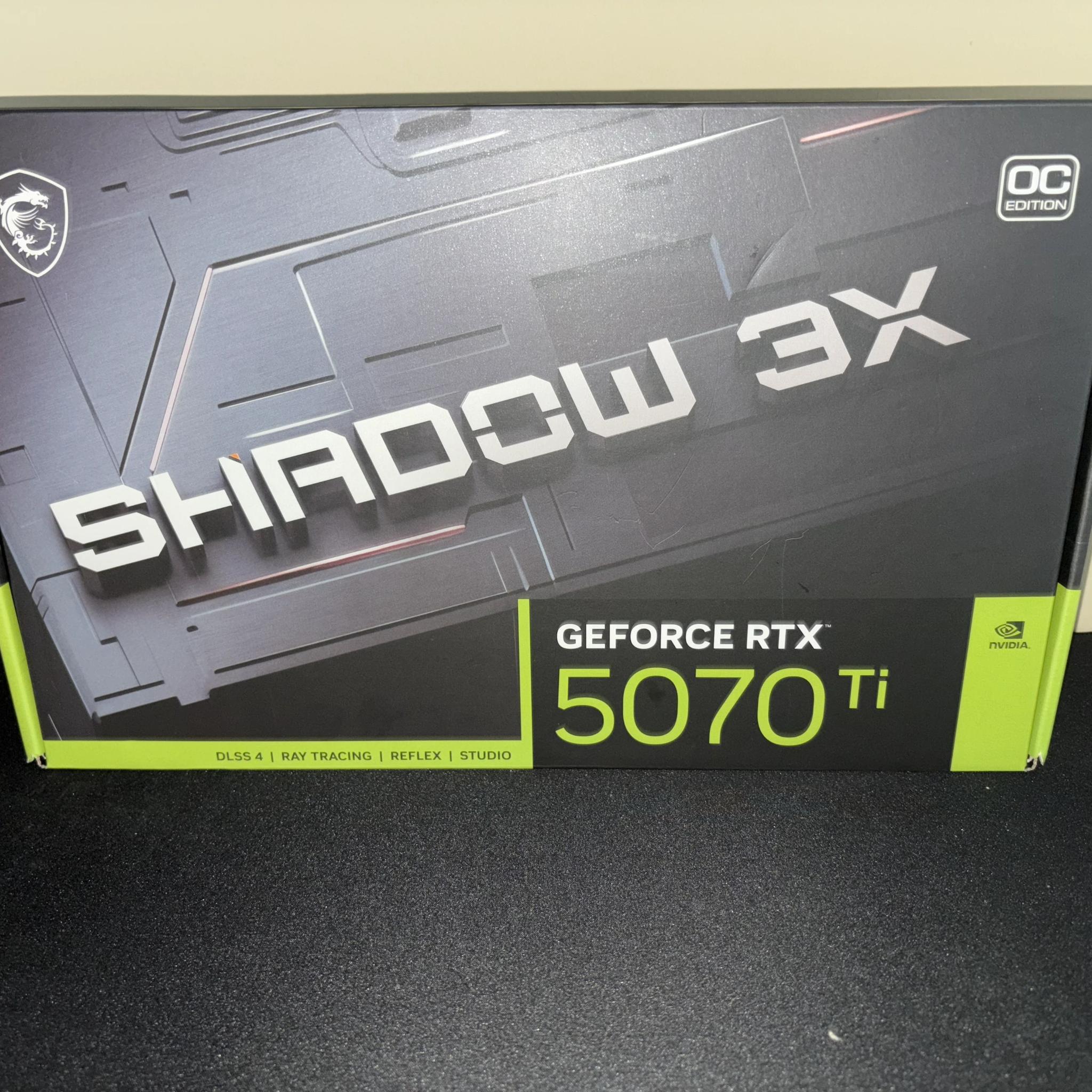 MSI GeForce RTX 5070 Ti 16G SHADOW 3X