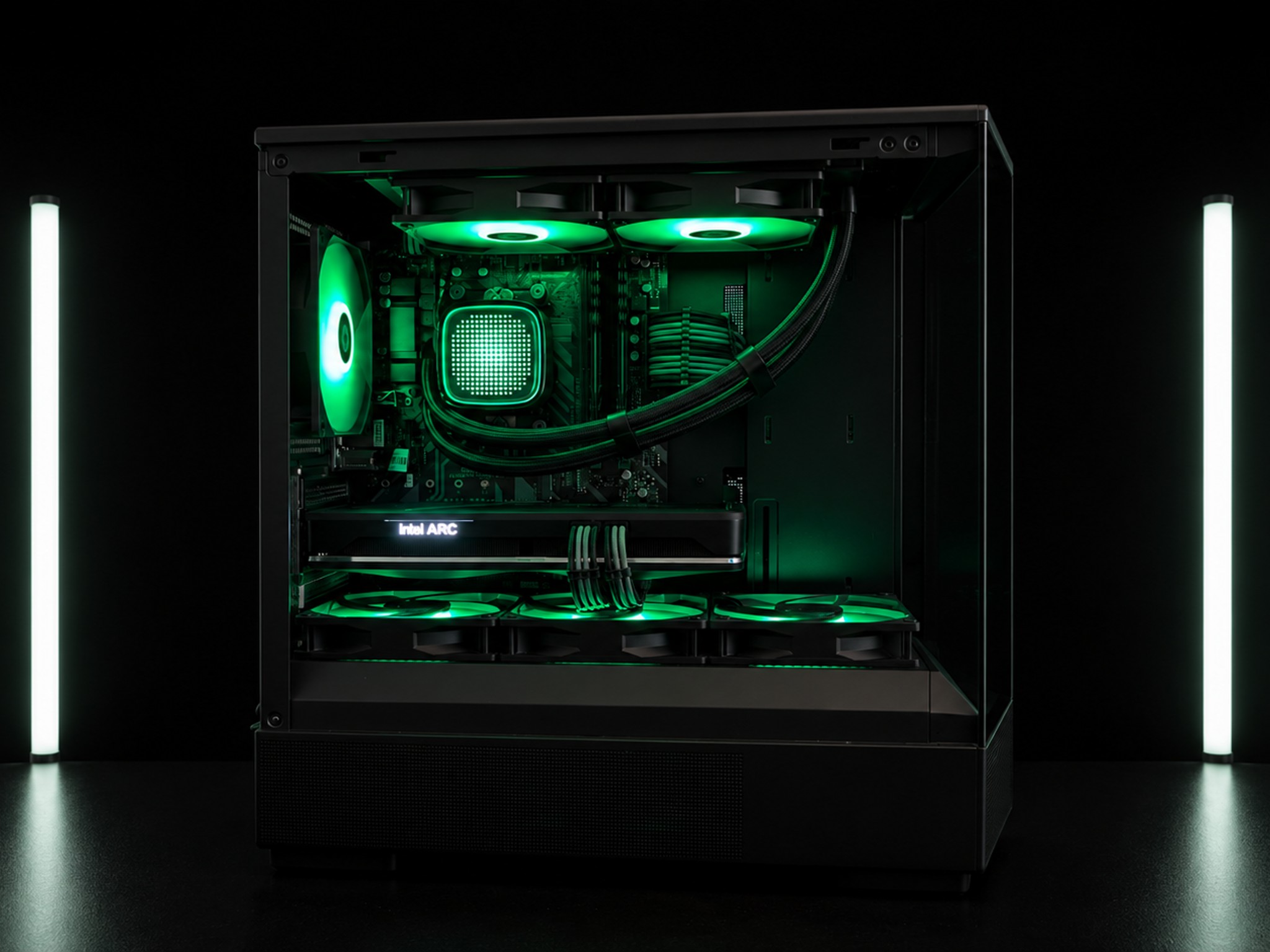 💫Quasar💫| Mid-Range Gaming PC | Arc a750 | Ryzen 5 3600 | 2+ TB | Liquid Cooled
