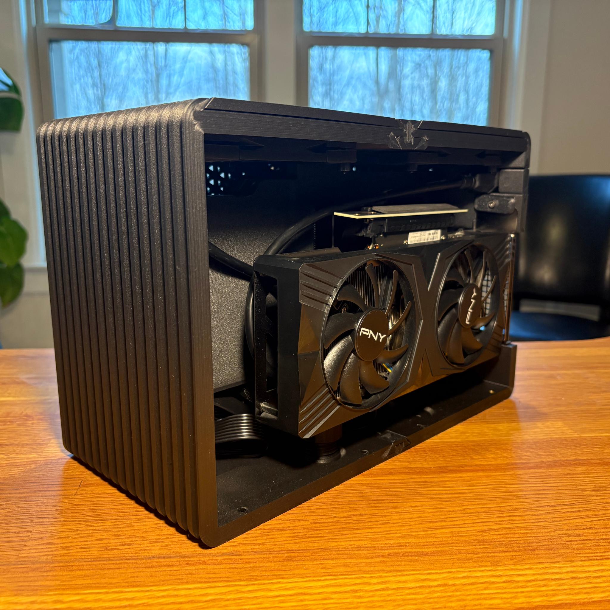The UCBC – Ultra Compact Backpack Computer (Custom Carbon Fiber Case) | RTX 4060 Ti | 64GB RAM