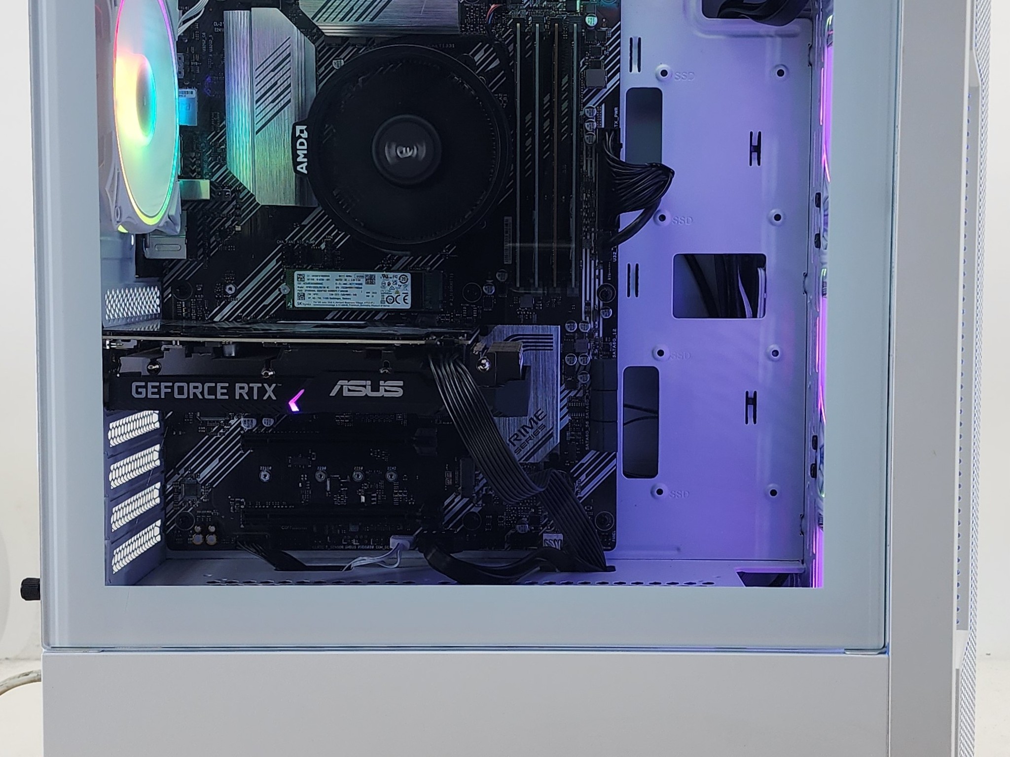 Gaming PC Ryzen 5 5500 16GB RAM 512GB SSD RTX 3060 8GB Windows 11 Computer