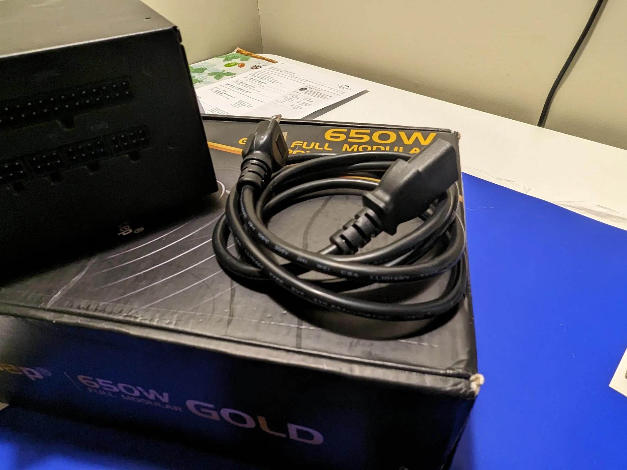 Segotep 650w 80Plus Gold Fully Modular PSU.