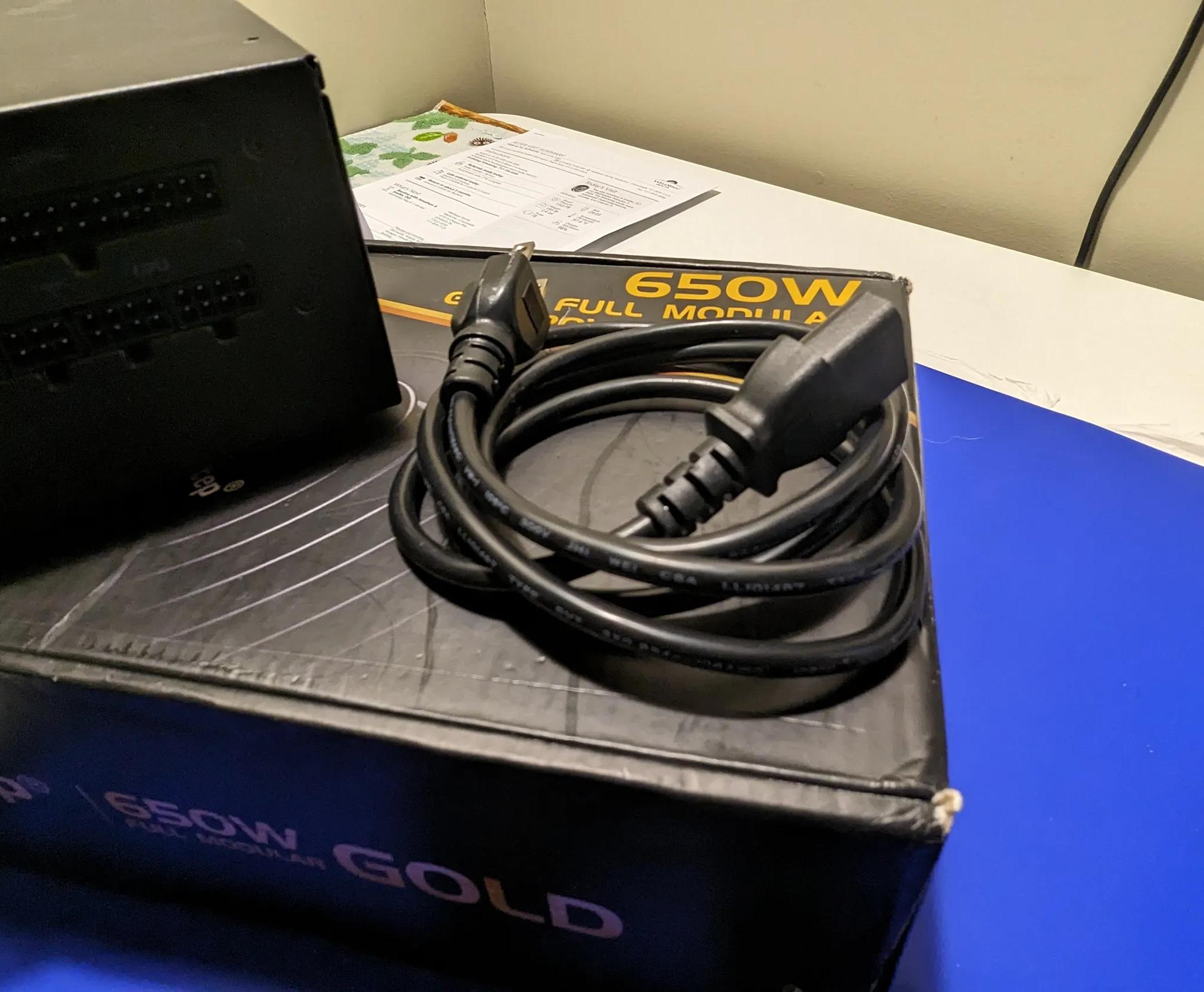 Segotep 650w 80Plus Gold Fully Modular PSU.