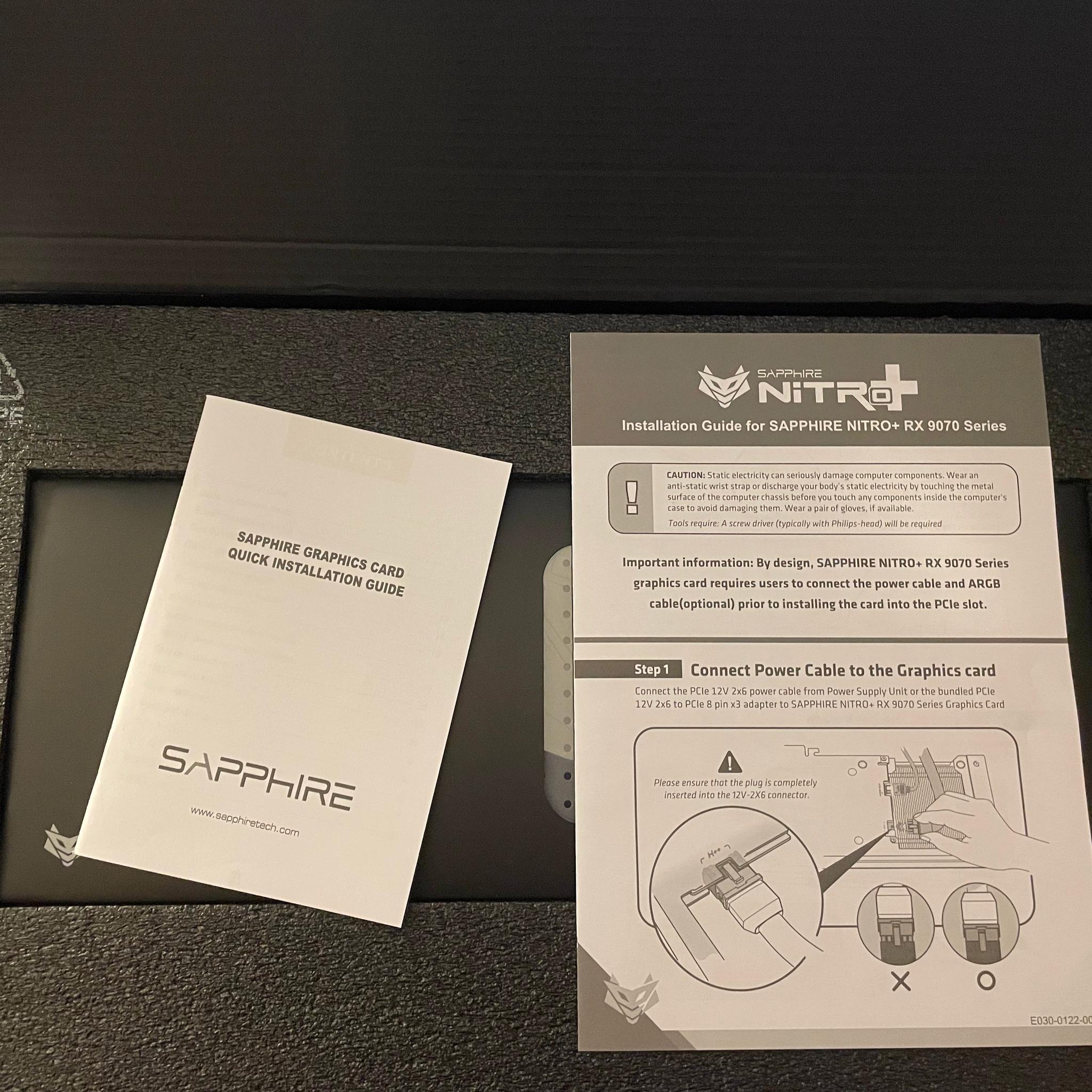 AMD Sapphire Nitro+ 9070xt 16GB GDDR6