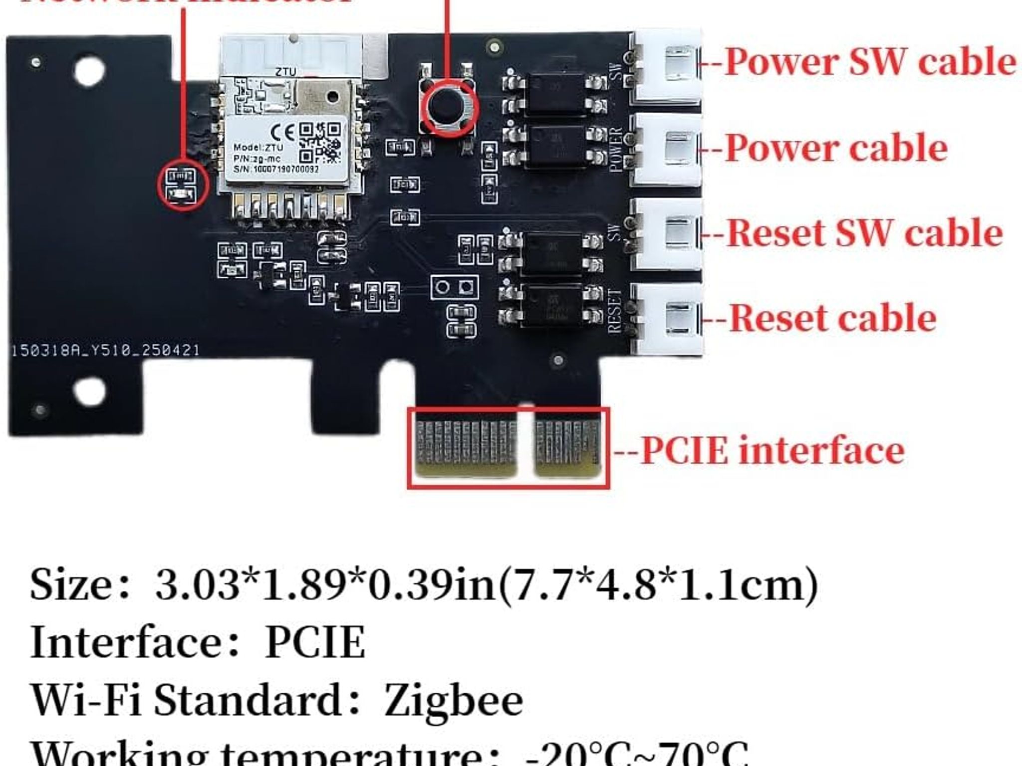 LETLINK Desktop Computer Remote Startup Card Automatic on/Off Sharing Control (WiFi Startup Card)