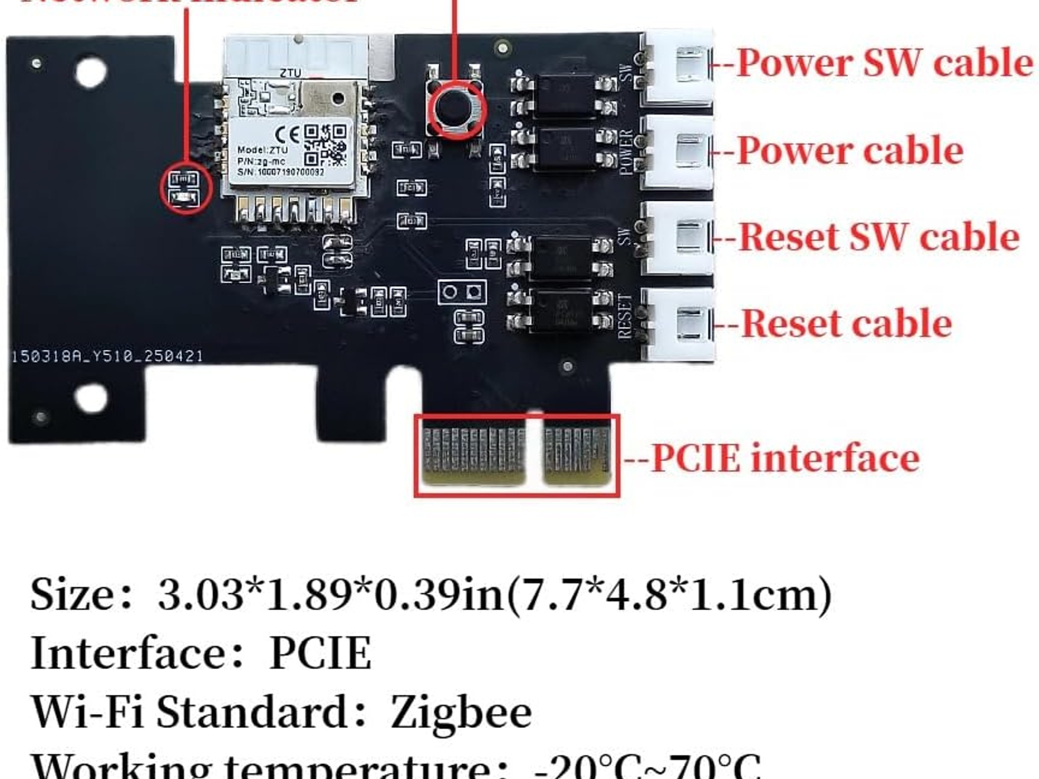 LETLINK Desktop Computer Remote Startup Card Automatic on/Off Sharing Control (WiFi Startup Card)