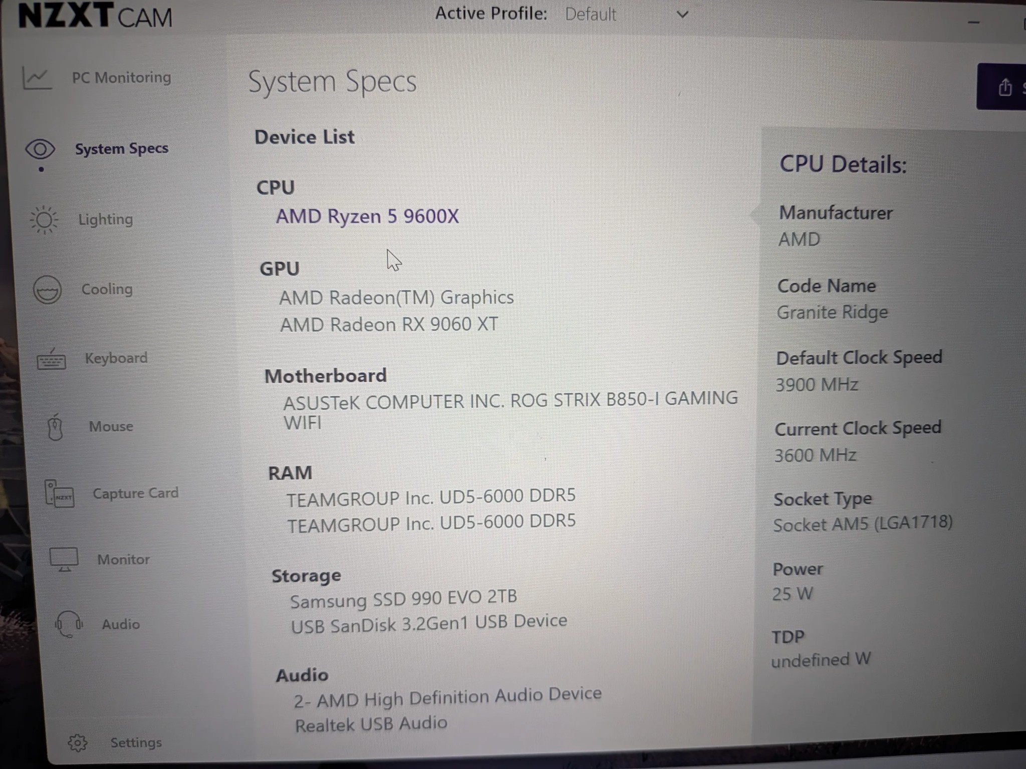 The TKO - Ryzen 5 9600X, RX 9060 XT 16 GB, 32 GB DDR5, 2 TB Gen 5 NVME