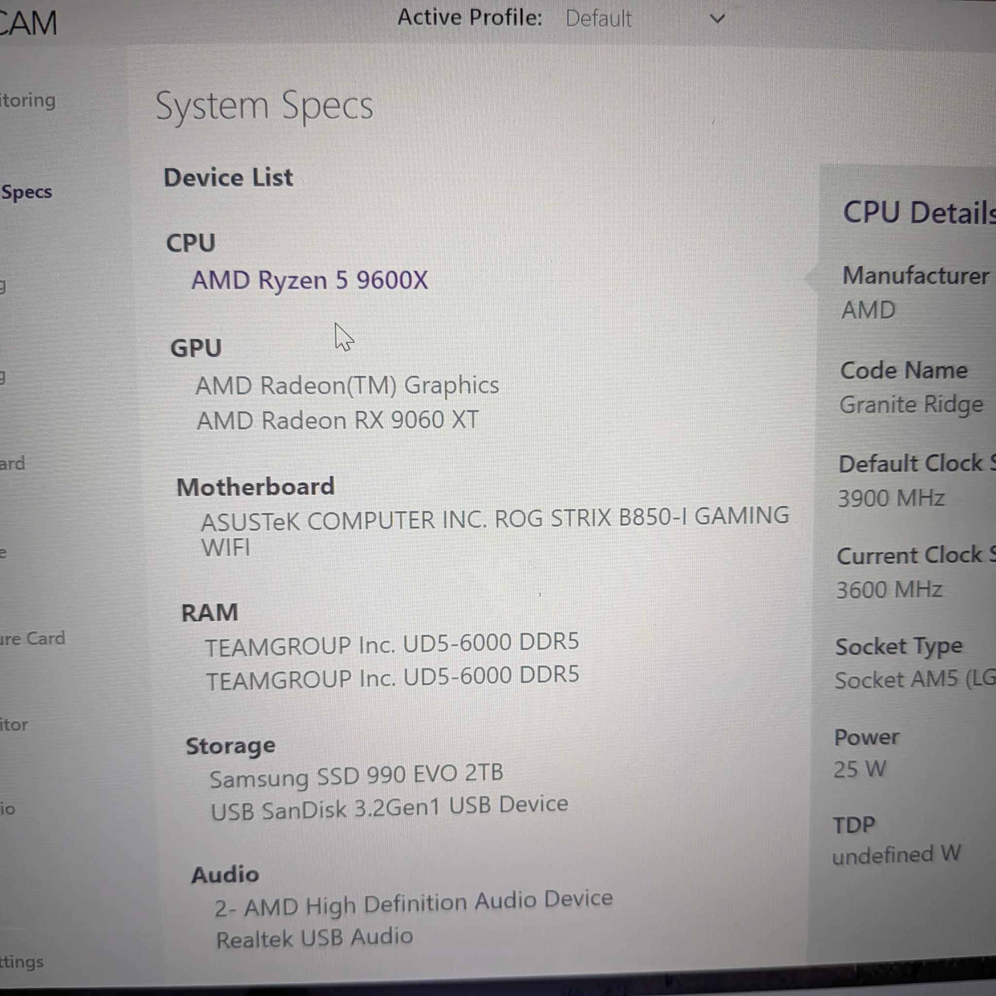 The TKO - Ryzen 5 9600X, RX 9060 XT 16 GB, 32 GB DDR5, 2 TB Gen 5 NVME