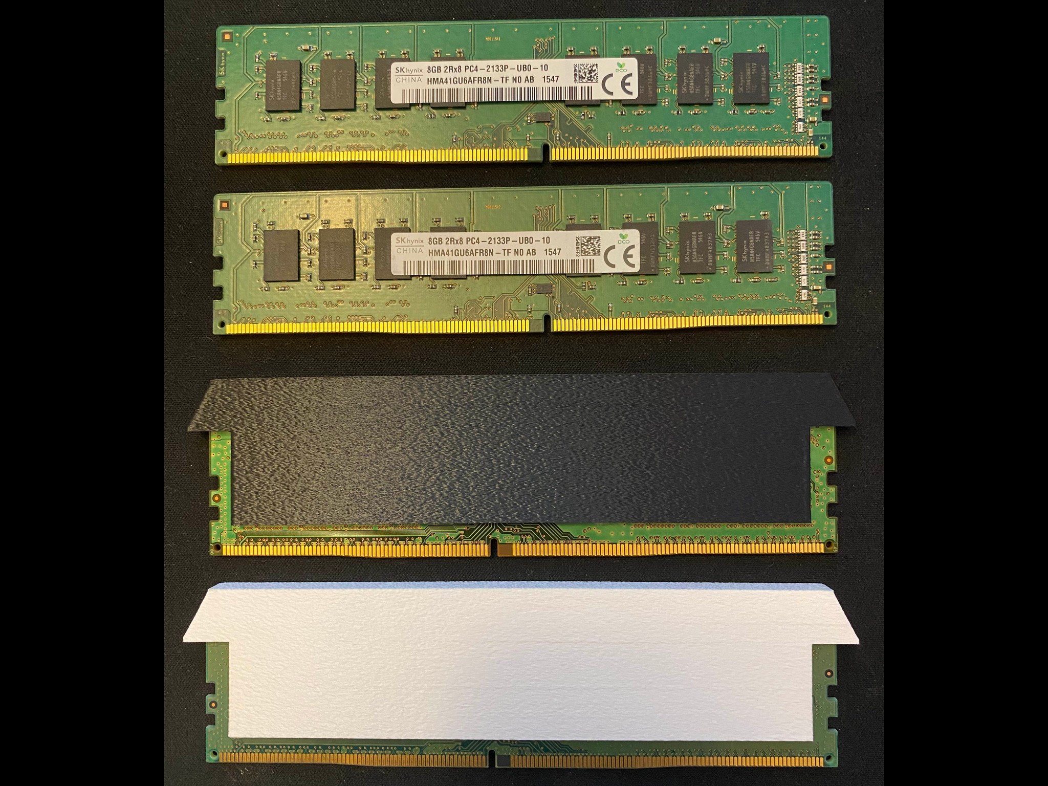 SK Hynix 16GB DDR4 Memory 2x8GB 2133MT/s w/ 3D-Printed Cover