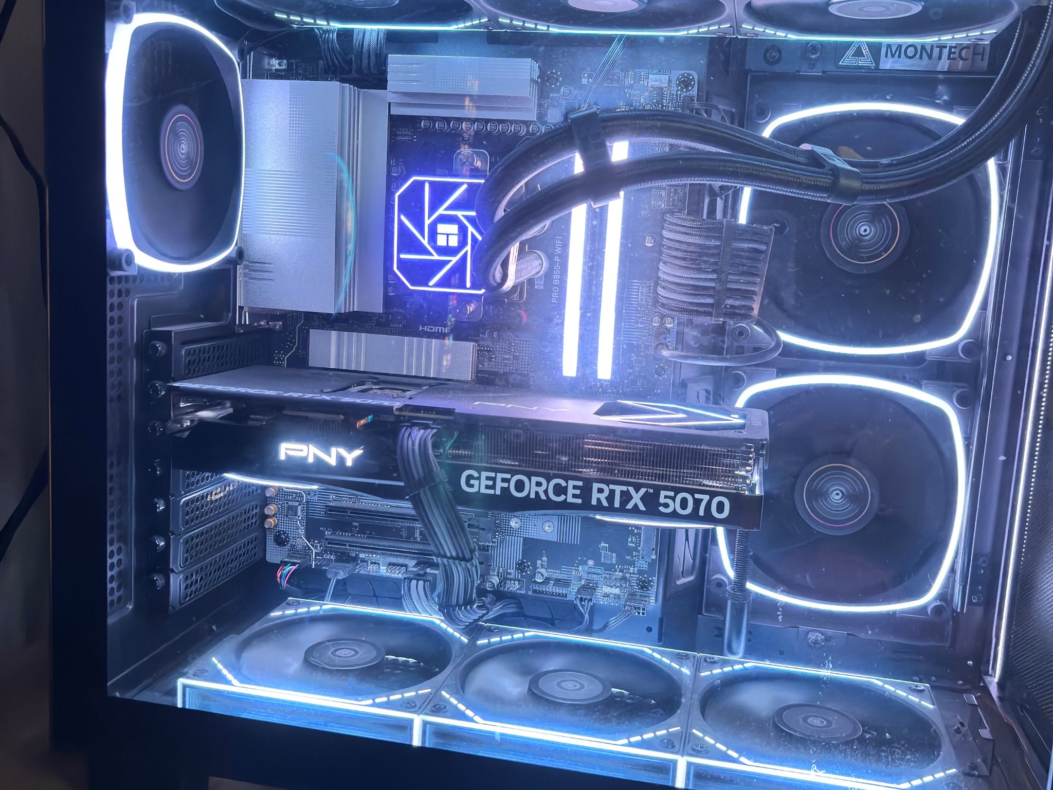 GeForce RTX 5070 Custom Gaming PC - Ryzen 5 9600X, 32GB RAM, 1TB NVMe SSD