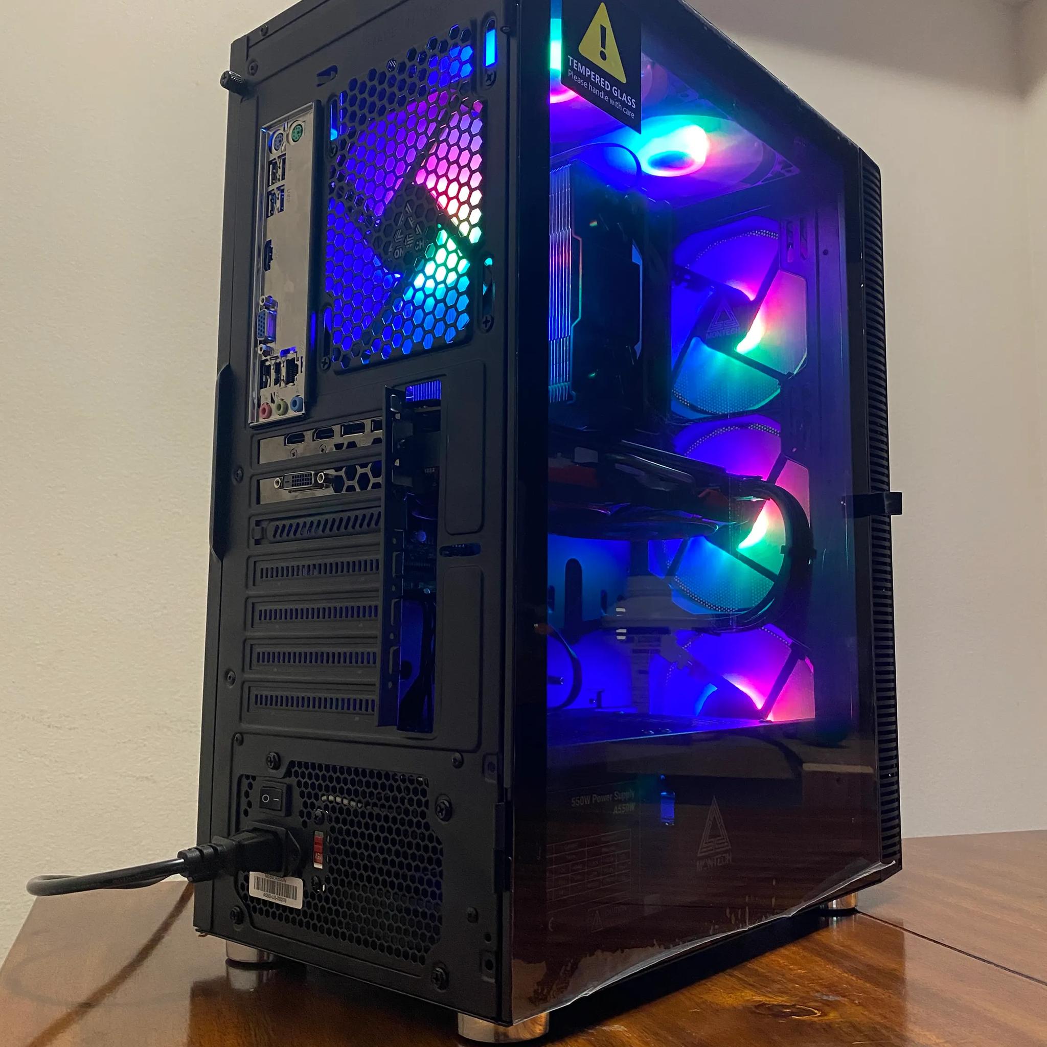 ON SALE! 1080p GAMING PC INTEL i5 3570 /GTX 1650 /16GB RAM
