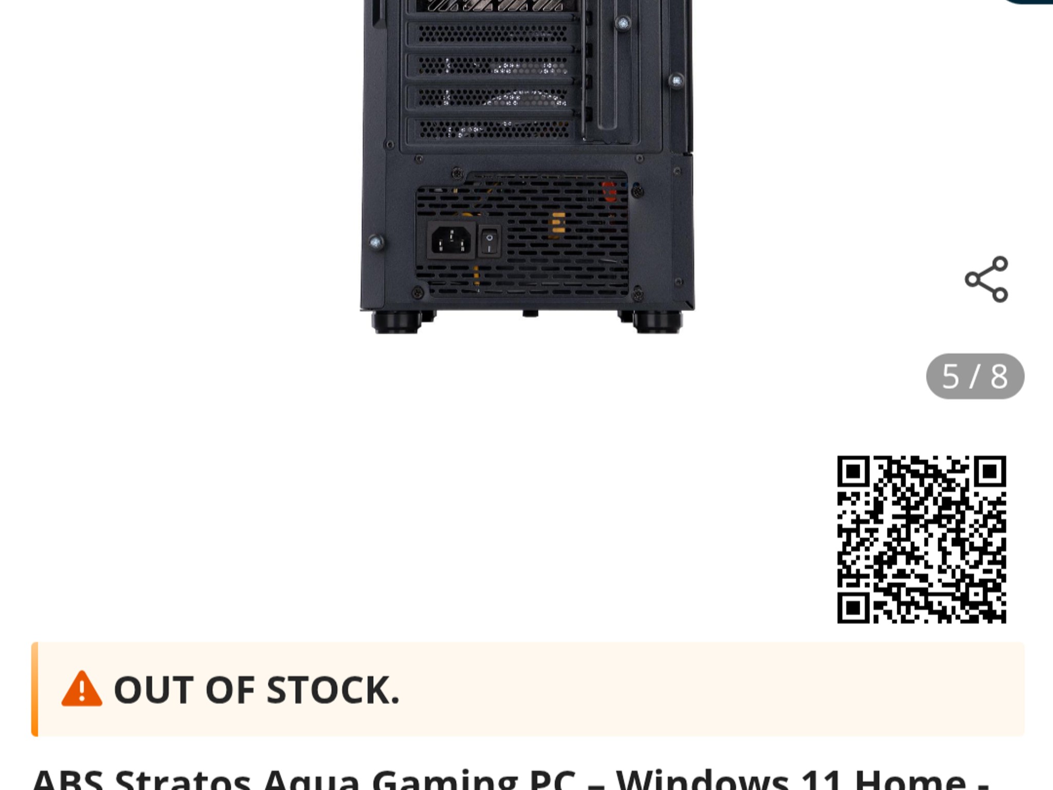 ABS Stratos Aqua Gaming PC – Windows 11 Home - Intel i7 13700F – GeForce RTX 4070