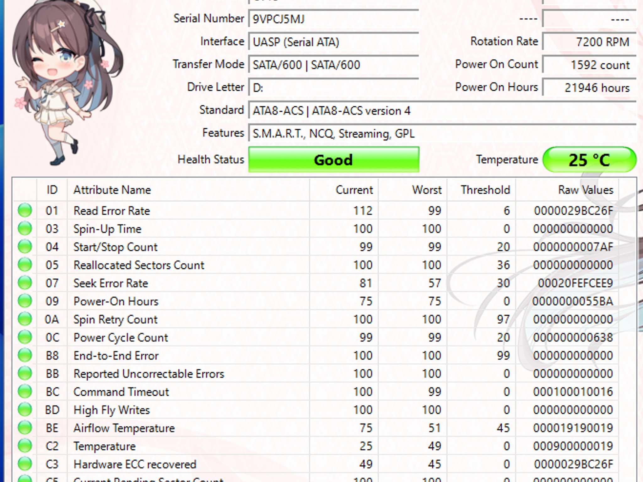 Seagate SV35 1TB 7200RPM SATA Surveillance Hard Drive | Tested & Healthy