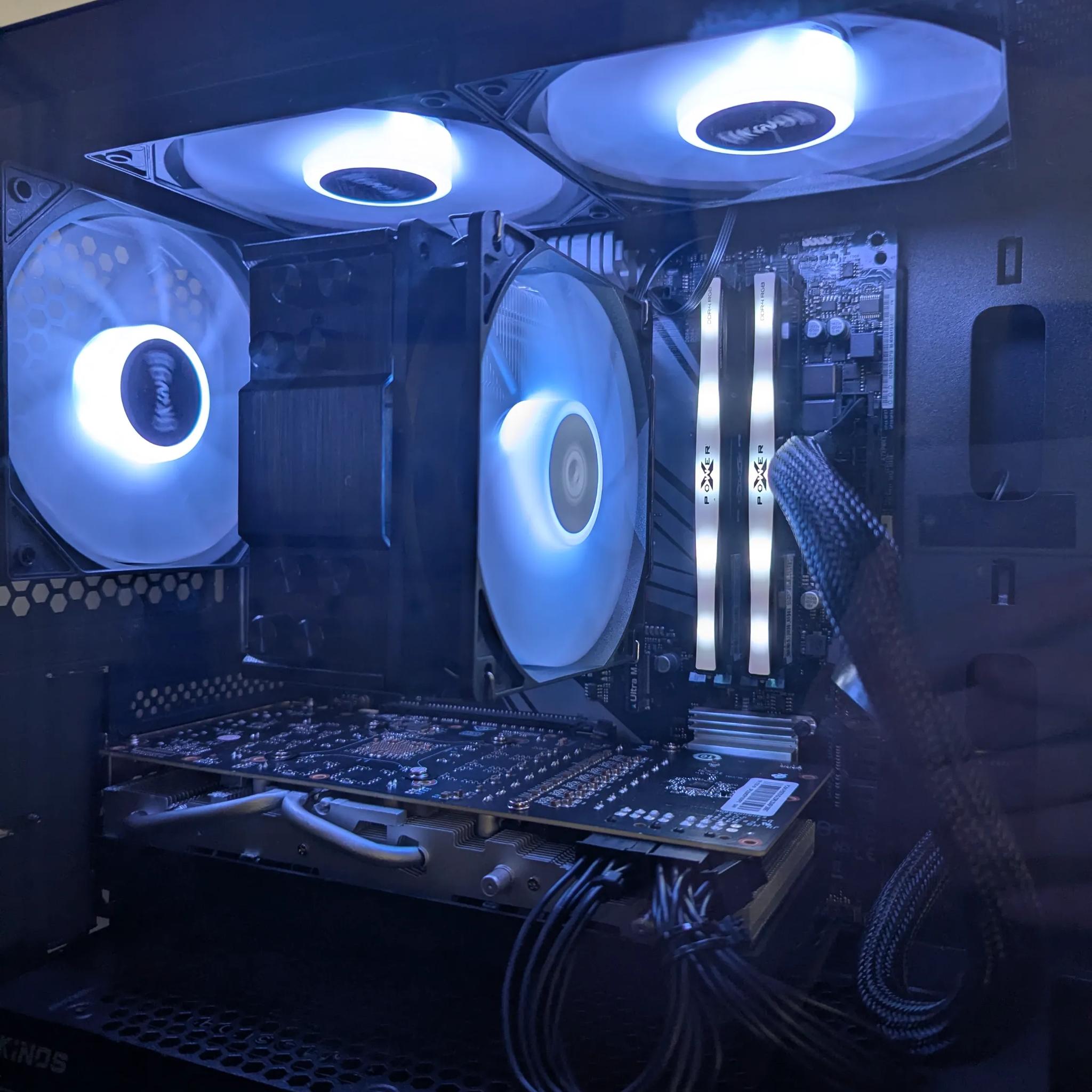 RGB Gaming PC Great for 1080p | Ryzen 5 3600, RX 5700 XT, 16gb 3200MHz RAM |