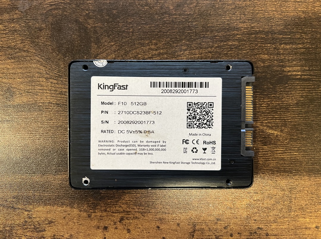 KingFast 512GB 2.5 Inch SATA SSD 92% Health | Jawa