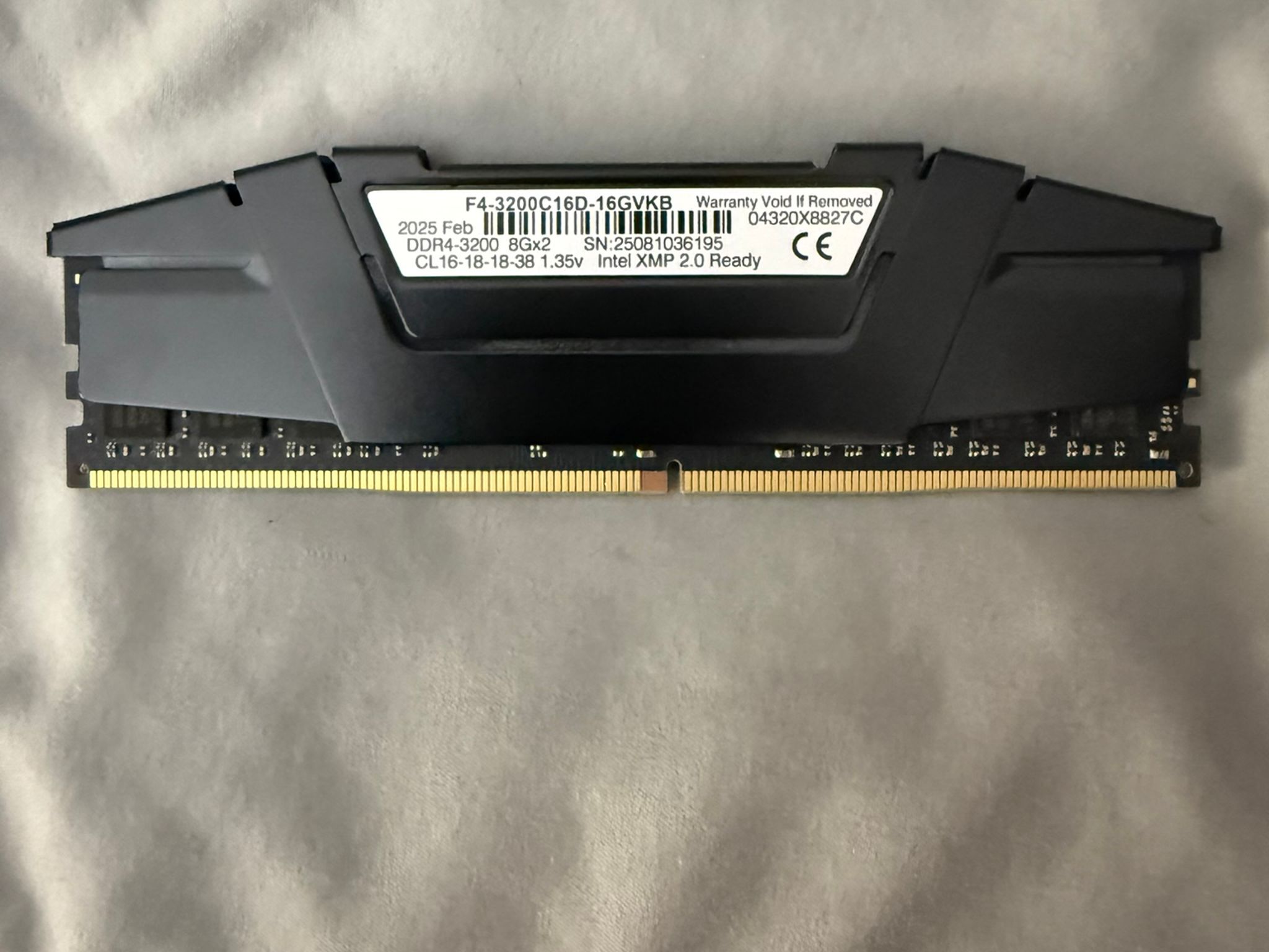 G.SKILL Ripjaws Series 16GB (2 x 8GB) 260-Pin DDR4-3200