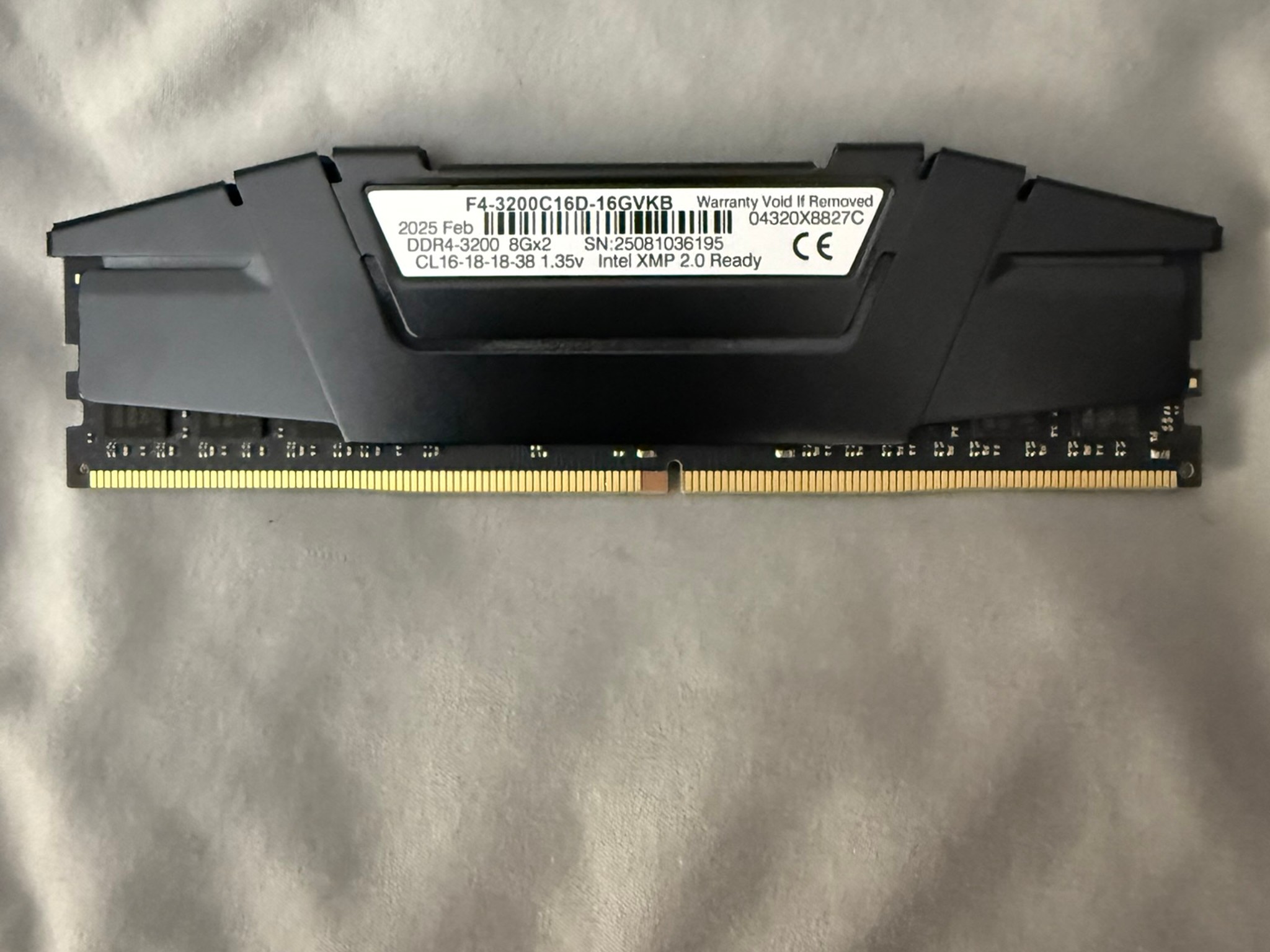 G.SKILL Ripjaws Series 16GB (2 x 8GB) 260-Pin DDR4-3200