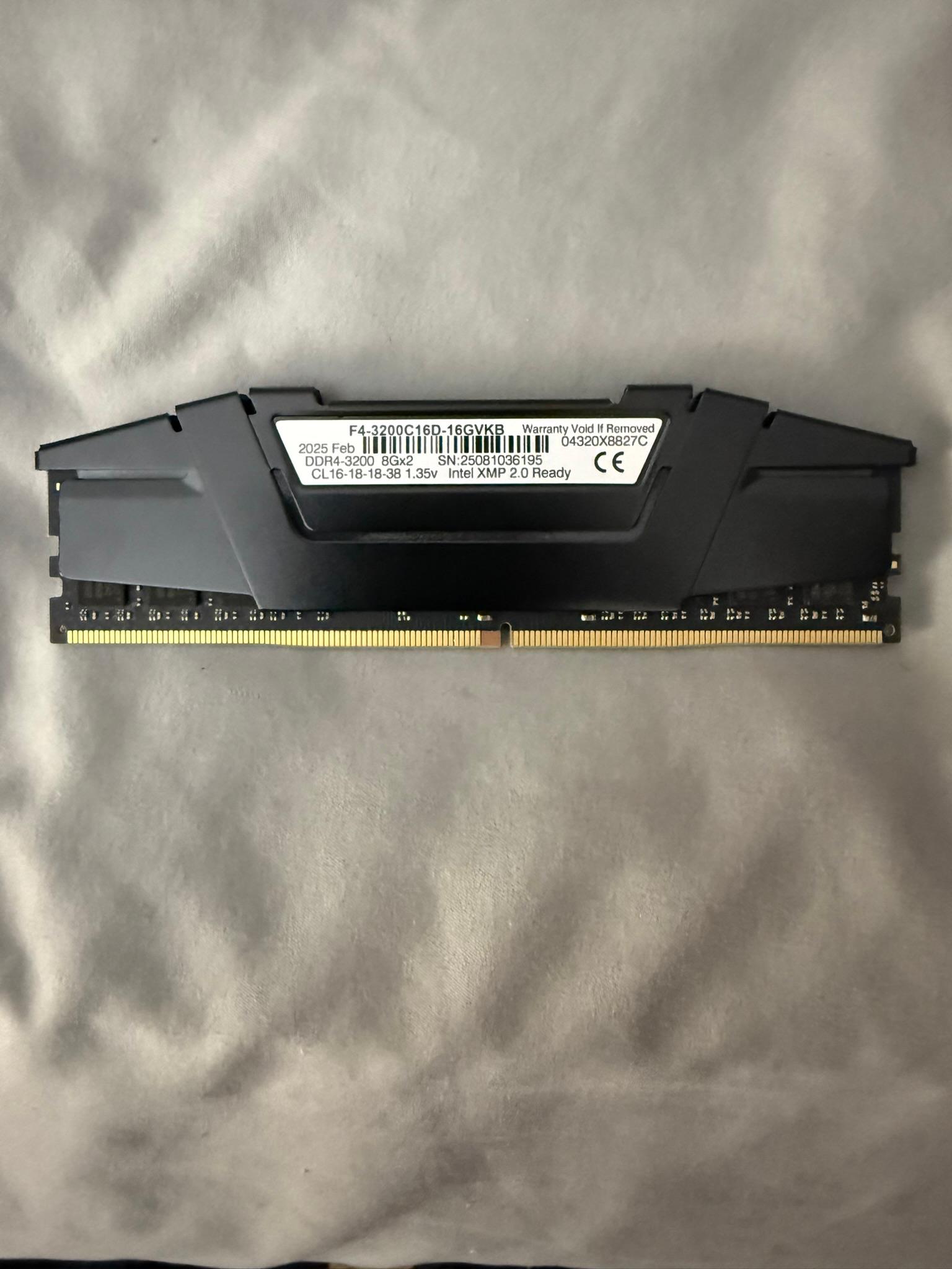 G.SKILL Ripjaws Series 16GB (2 x 8GB) 260-Pin DDR4-3200