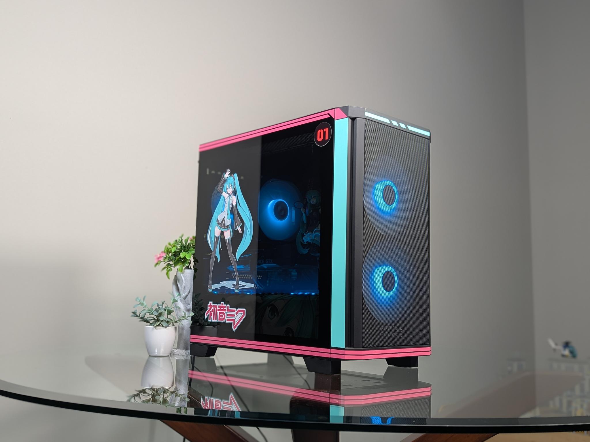 The Hatsune Miku Gaming PC | Intel CPU | Nvidia GPU | 16GB RAM | 512GB SSD | 1080p Full HD