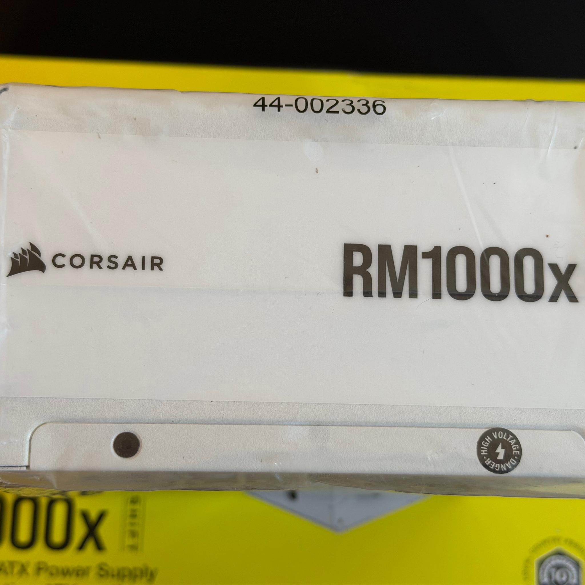 Open Box Corsair RM1000x Shift Series 1000W 80+ Gold Fully Modular PSU (White)
