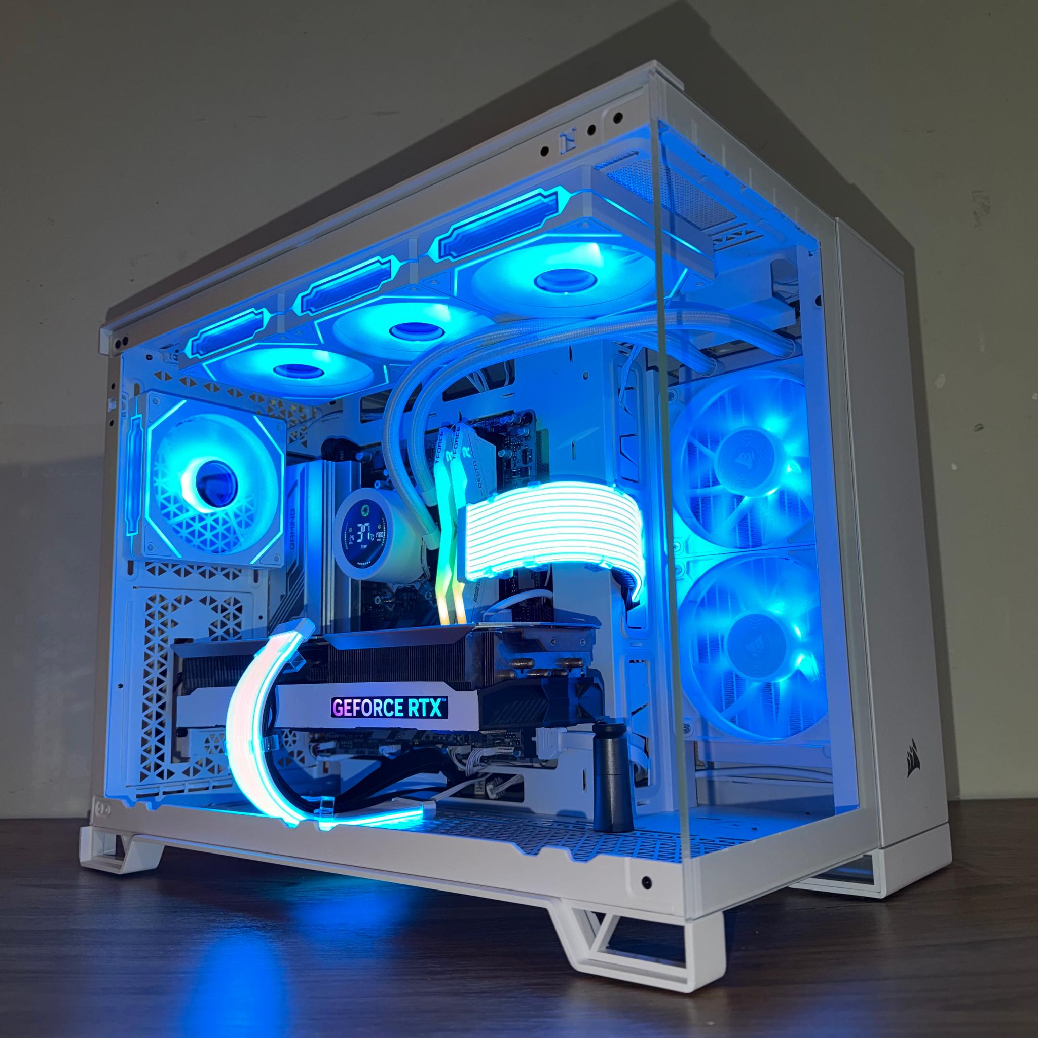 ❄️Corsair Glacier Prime: RTX 4070 Ti • Ryzen 9600X • DDR5 • All-White RGB Build