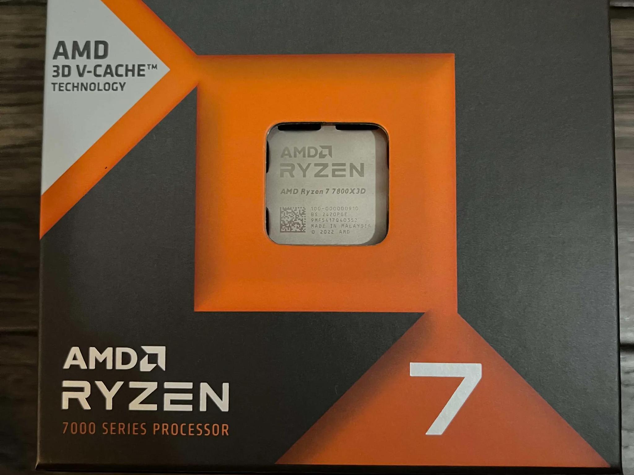 AMD 7800x3D CPU (Barely Used)