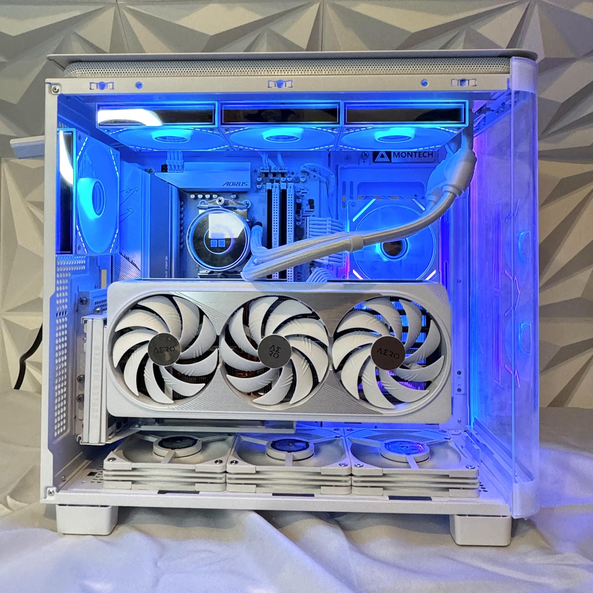 Clearance"Snow Bunny" Ryzen 7 7800X3d, 4080 super, 64gb ddr5, 2tb nvme and 4TB HDD