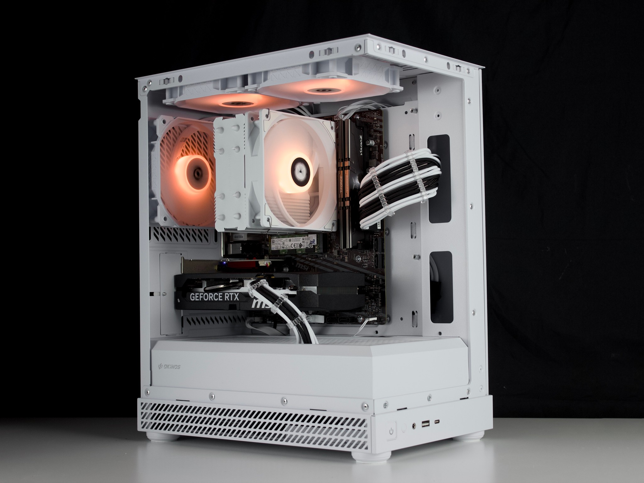 ⚪️ ⚫️ Clean Gaming PC | RTX 5050, Ryzen 5 5500, 16GB RAM, 512GB NVMe SSD | ARGB Control | ⚫️⚪️