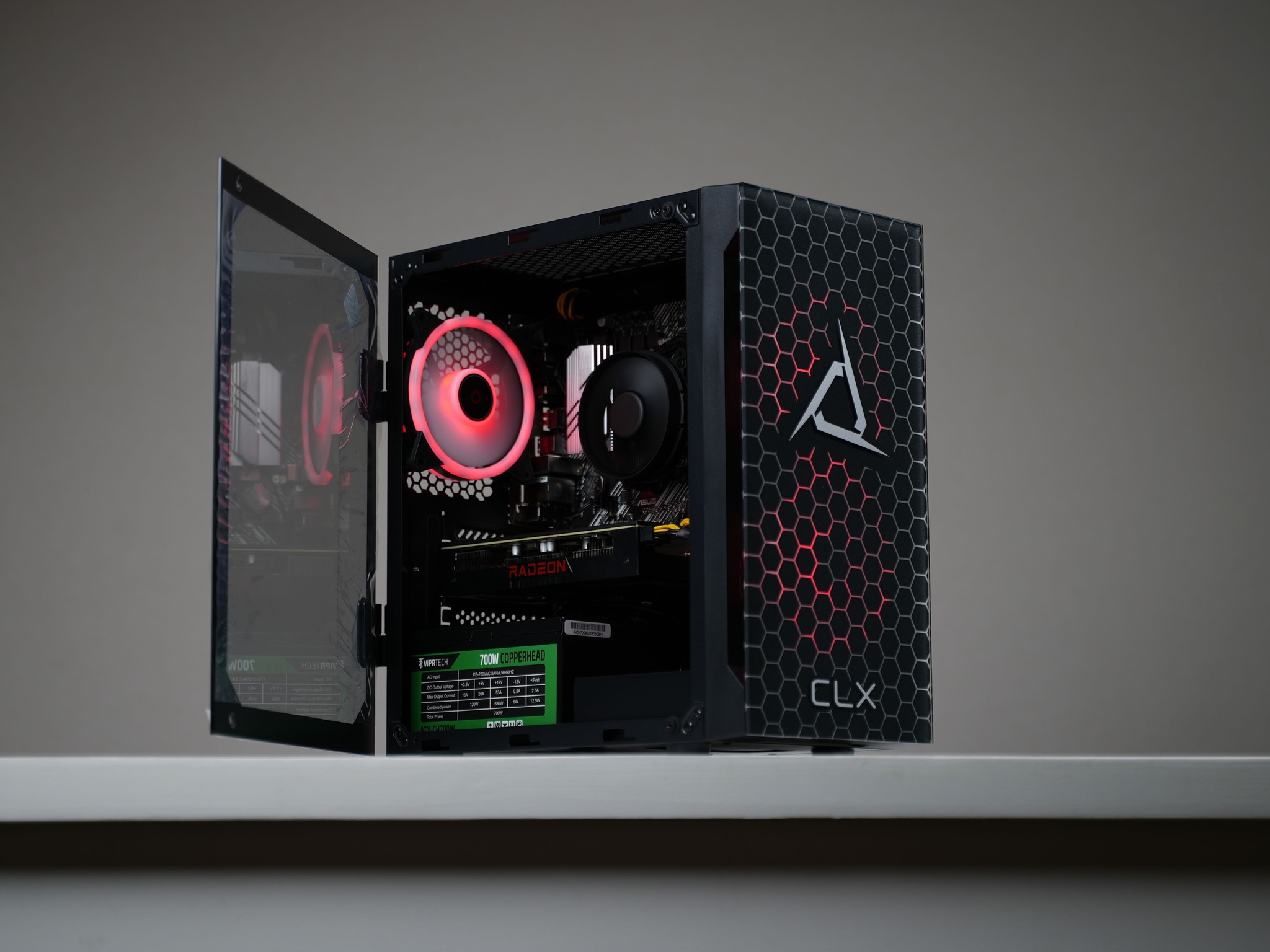 “6000FORM” RX 6600XT Ryzen 5 5600G 16GB .5TB Windows 11 PRO Gaming PC Powerhouse