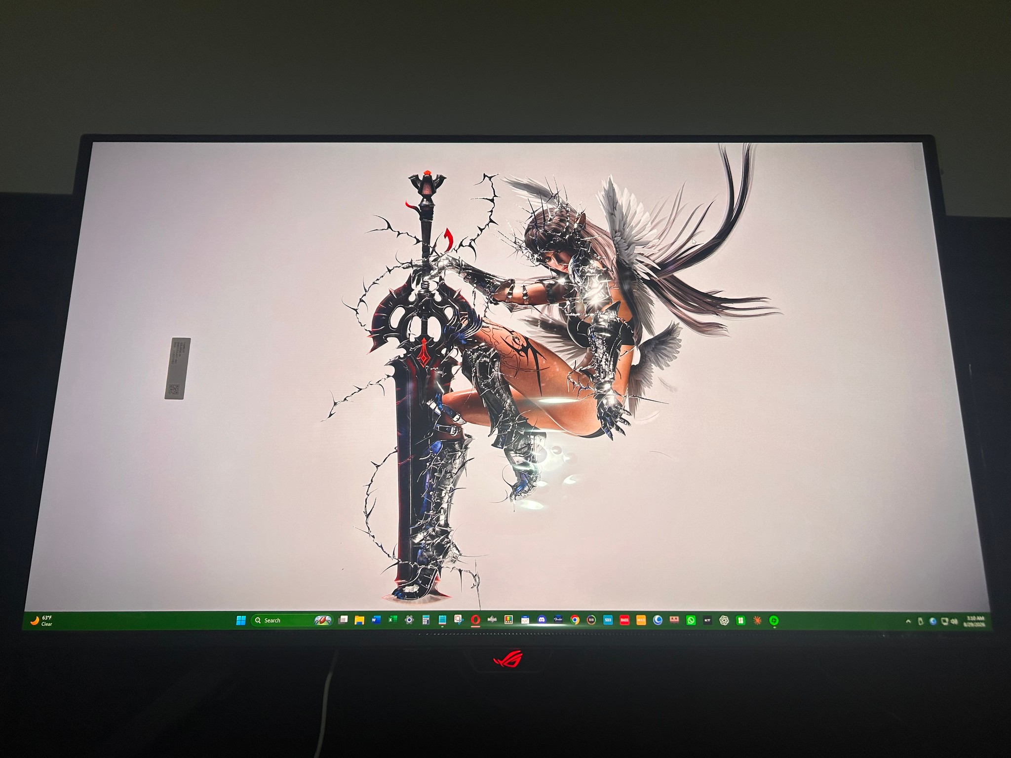 ASUS ROG Swift 32" OLED 4K (3840 x 2160) 240Hz Gaming Monitor (PG32UCDM) (0 HOURS USED)
