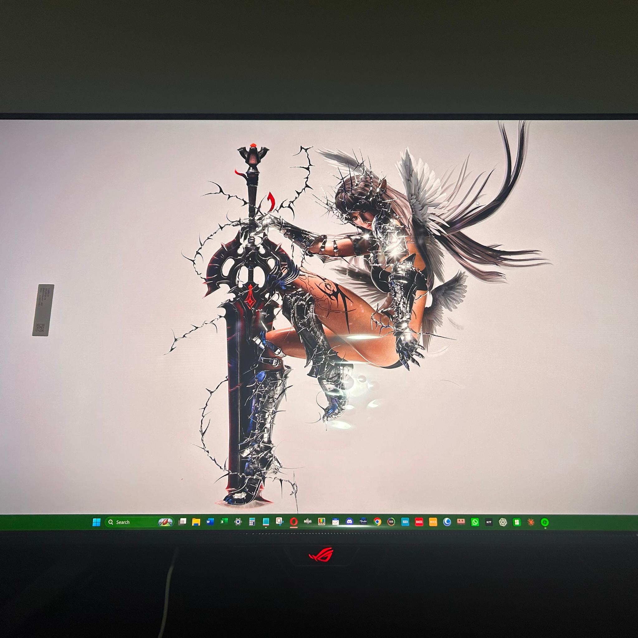 ASUS ROG Swift 32" OLED 4K (3840 x 2160) 240Hz Gaming Monitor (PG32UCDM) (0 HOURS USED)