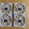 4x Zalman rainbow fans white