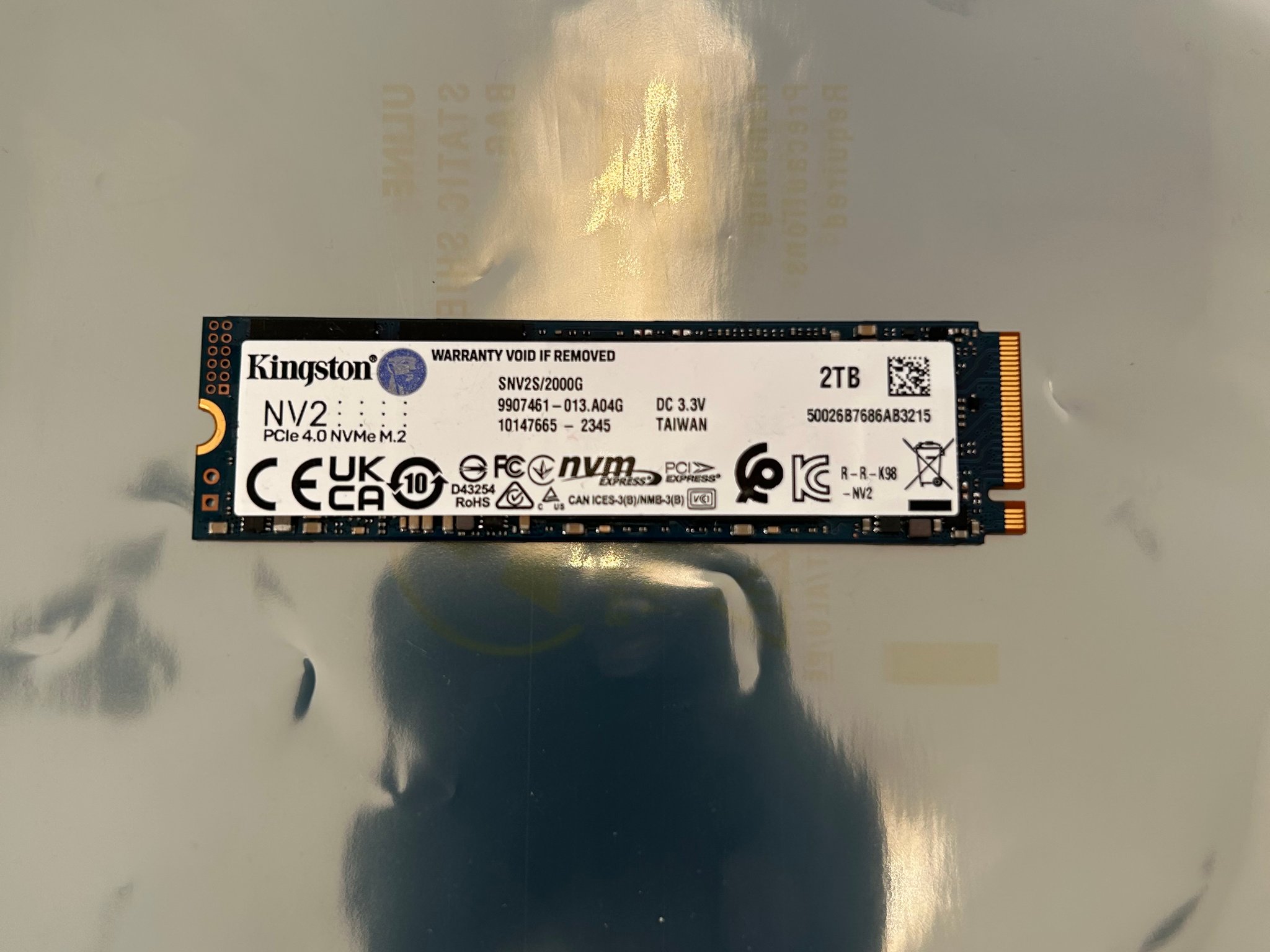 Kingston NV2 PCIe 4.0 NVMe M.2 SSD