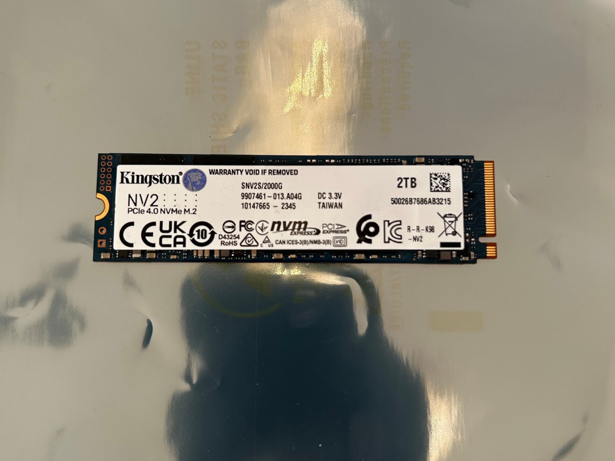 Kingston NV2 PCIe 4.0 NVMe M.2 SSD