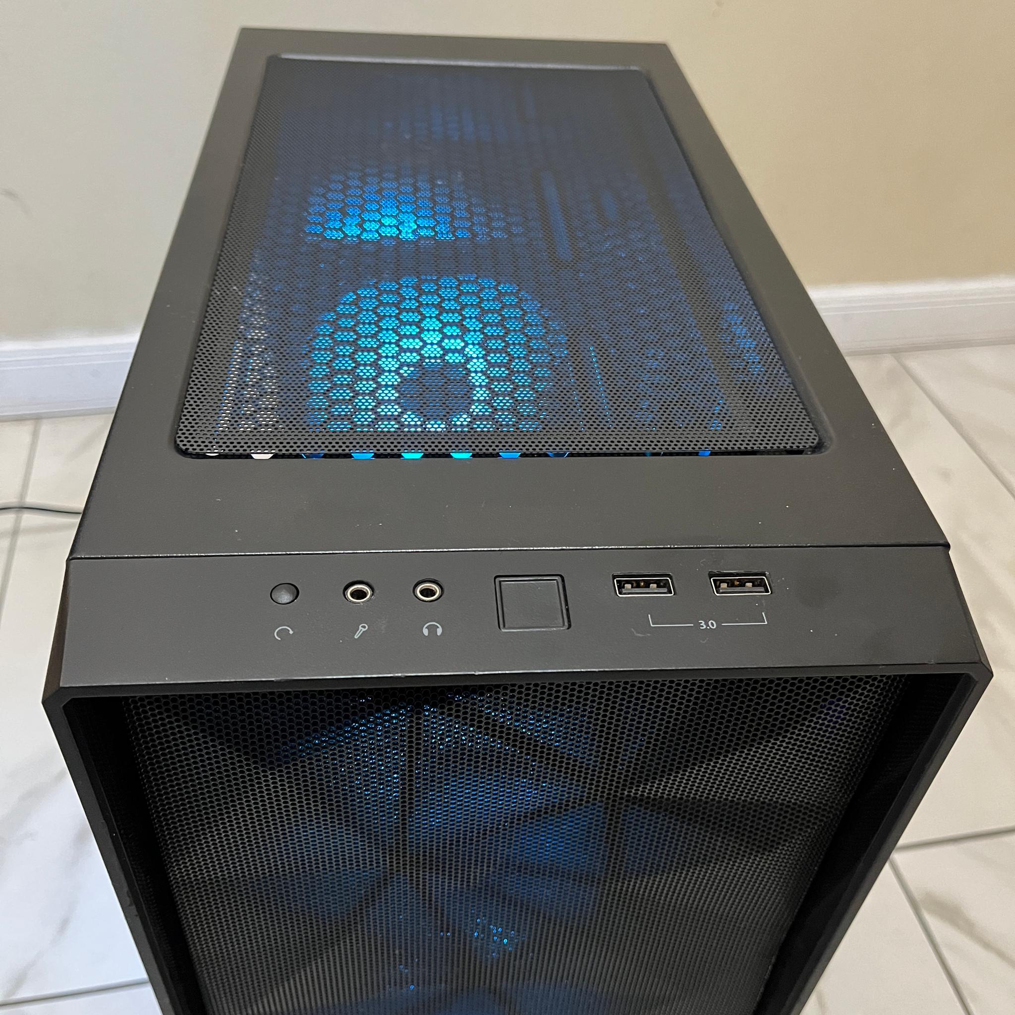 🟠🔥RTX 3070, Intel i5-9400, 16GB RAM, 500GB SSD, High Performance RGB Gaming PC w/ Wi-Fi & Remote 🖥️🔵