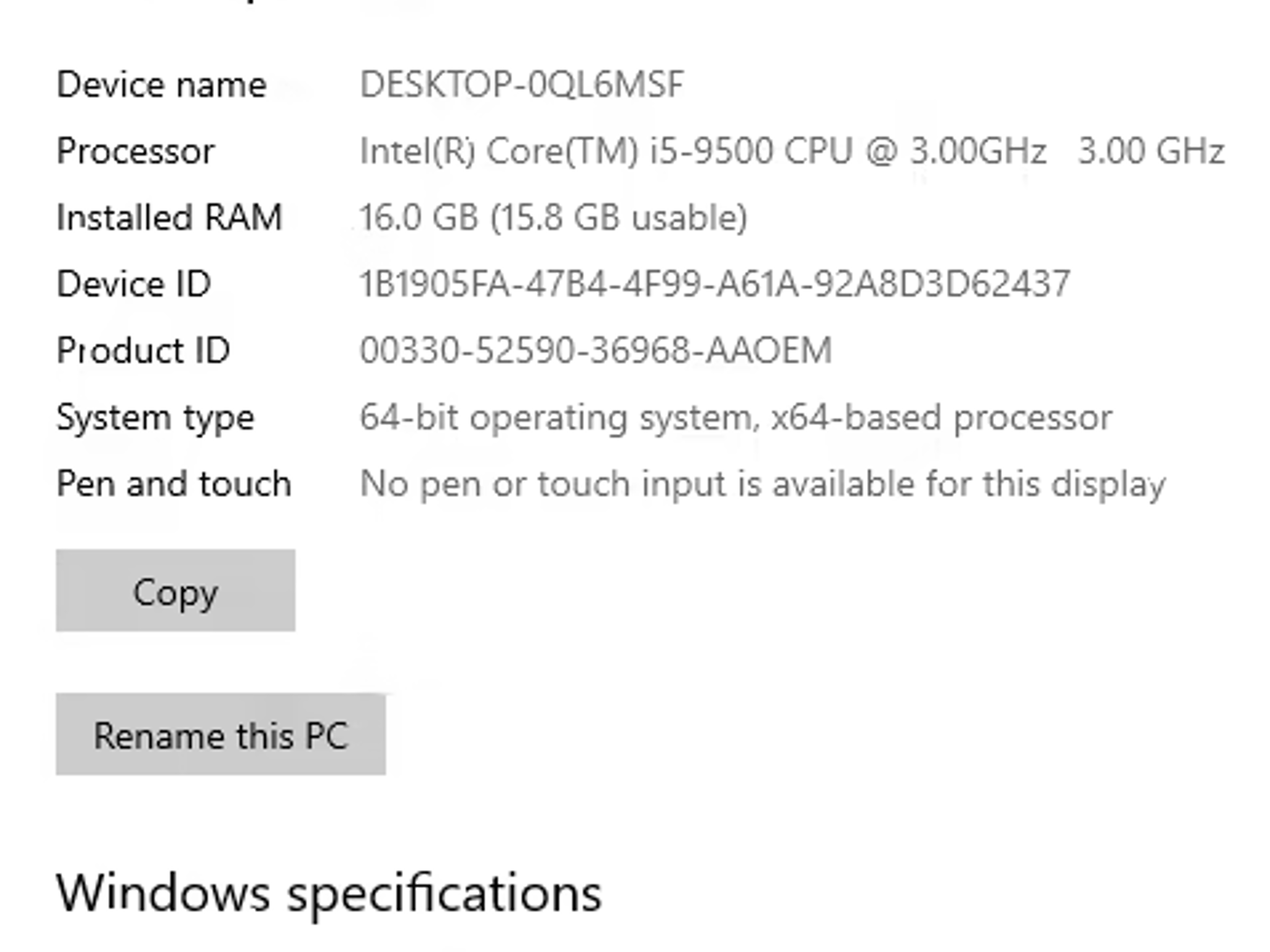 “Howard Jr.” Dell Optiplex 5070 - Intel i5-9500 - 16GB RAM - 512GB NVMe SSD - GT 1030