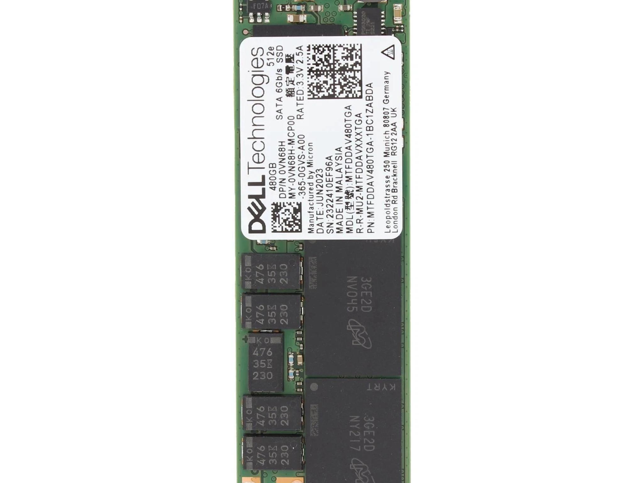 Dell PowerEdge R650/R750 M.2 BOSS-S2 Carrier 08C9R + (2) Dell VN68H 480GB SATA