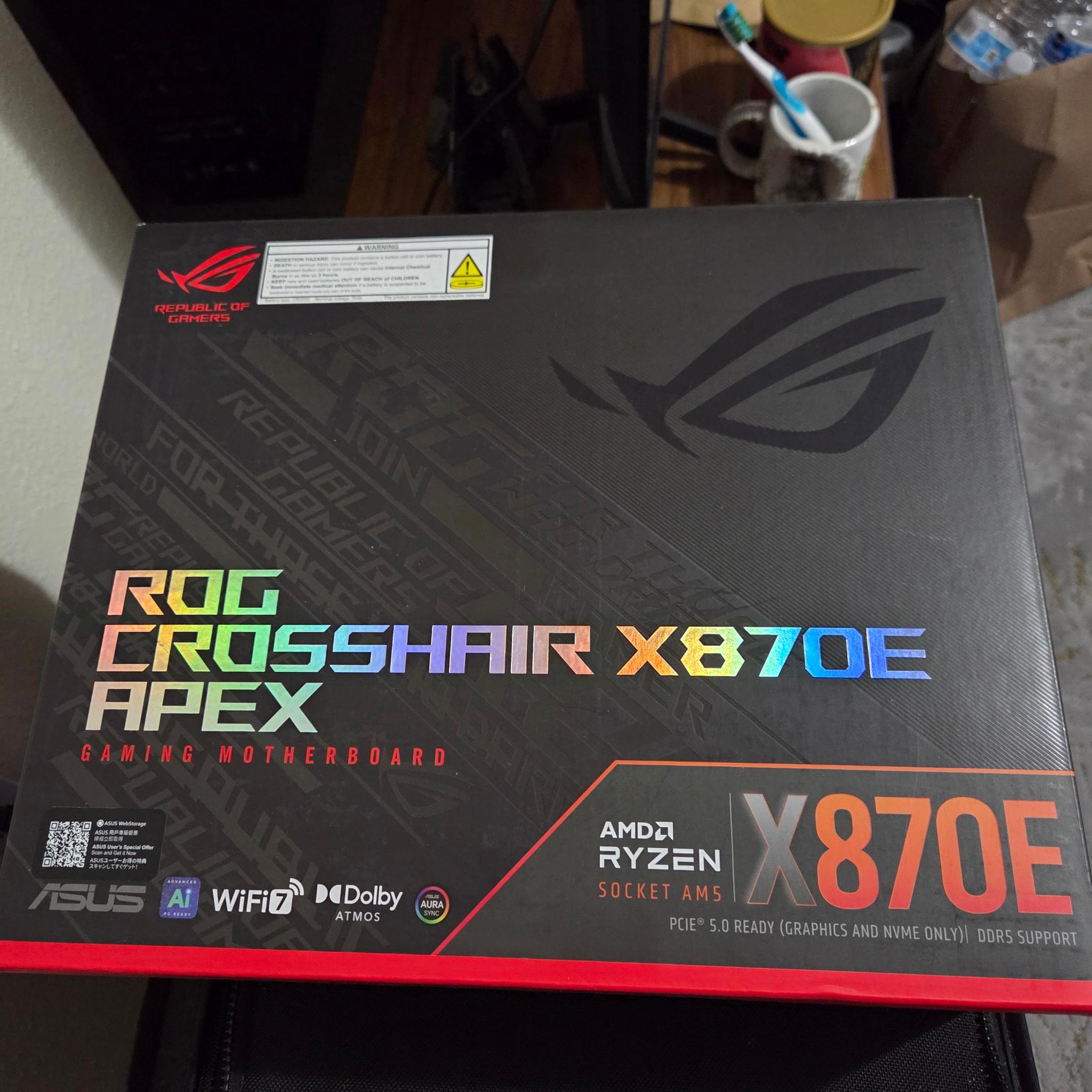ASUS ROG Crosshair X870E APEX AM5 Motherboard