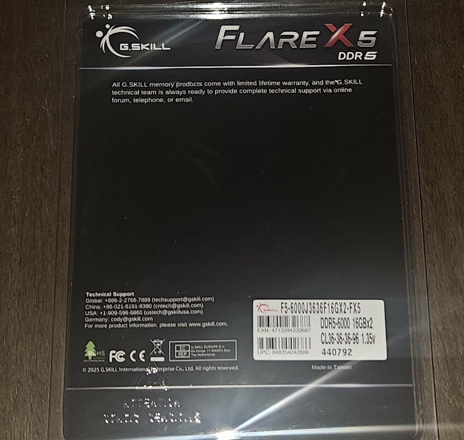 G. Skill Flare X5 32GB (16GBx2) *NIB*