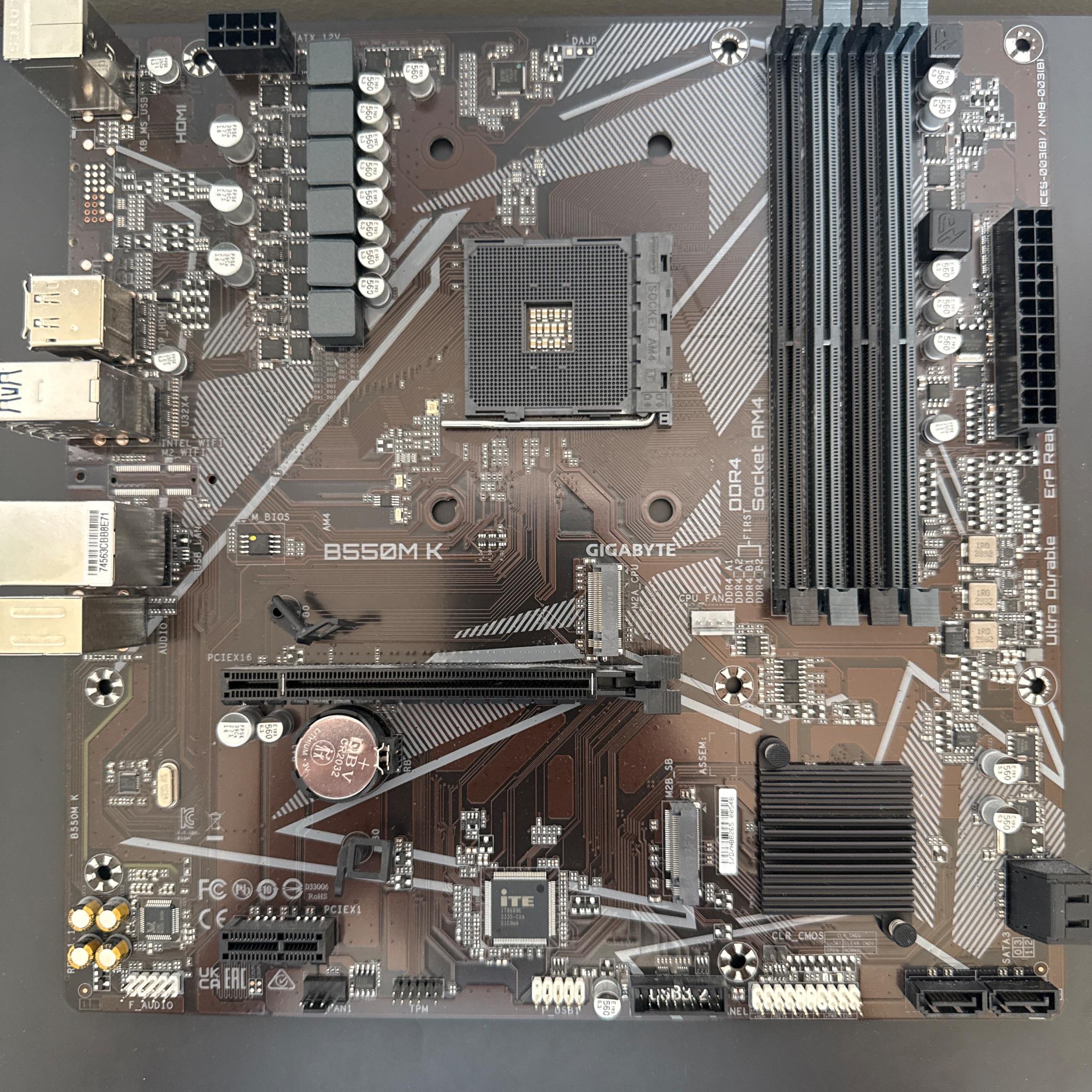 Gigabyte B550M K