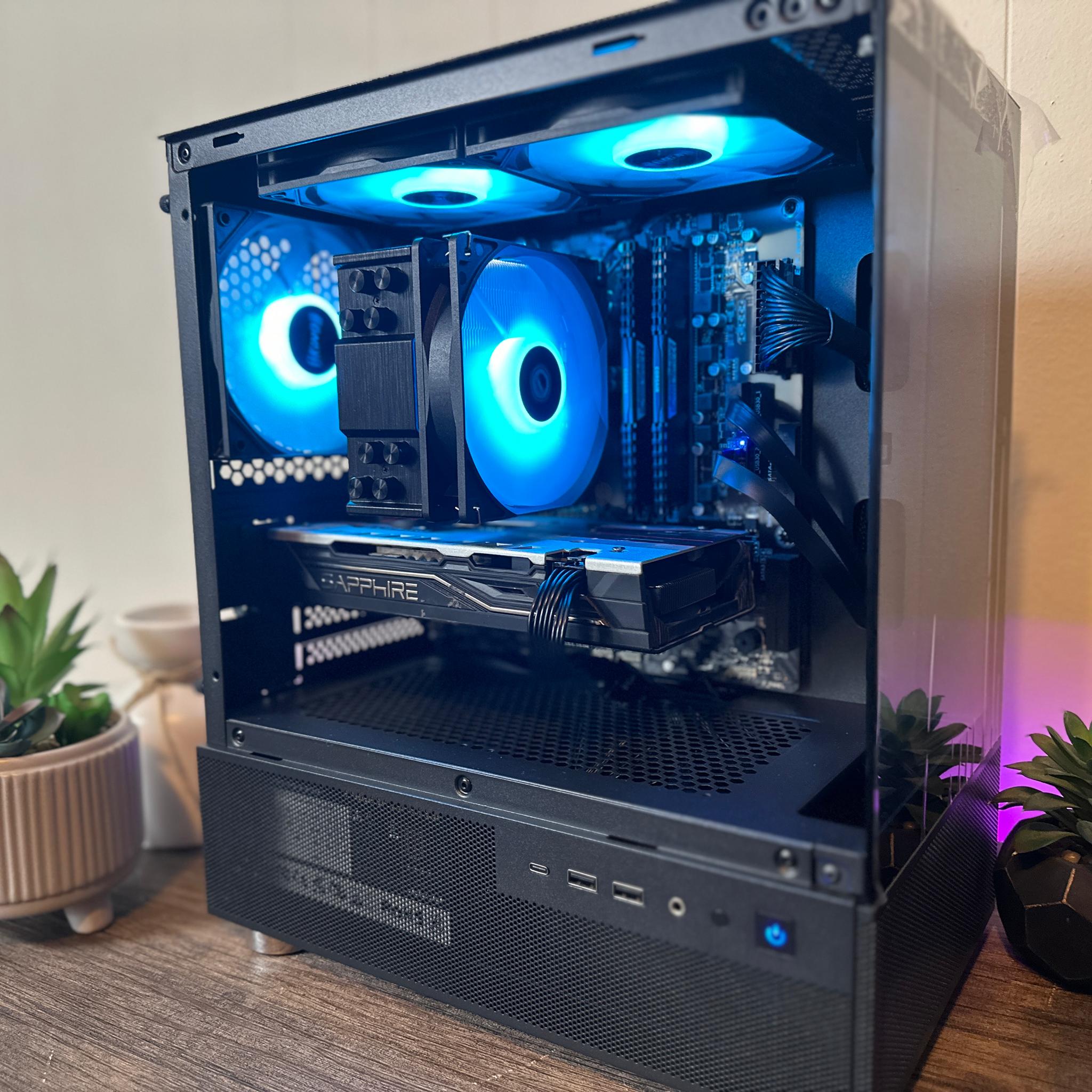 🤖Gaming PC! Intel i5 7600, RX580 8GB, 16gb DDR4, 512GB SSD! FULL ARGB!