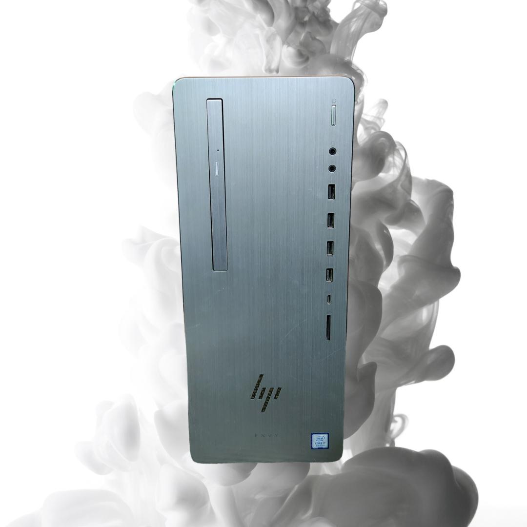💪HP ENVY👀: I7 8700 | RX 550 4GB | 12GB RAM | 1.25 TB Storage | WiFi | DVD Drive | Silver Gaming PC