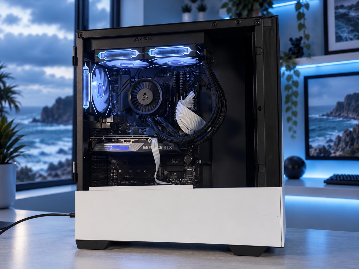 ༄ BREEZE Gaming PC | RTX 4070 | Ryzen 7 5800x | 16GB RAM | 500GB NVME + 1TB HDD | FREE SHIPPING