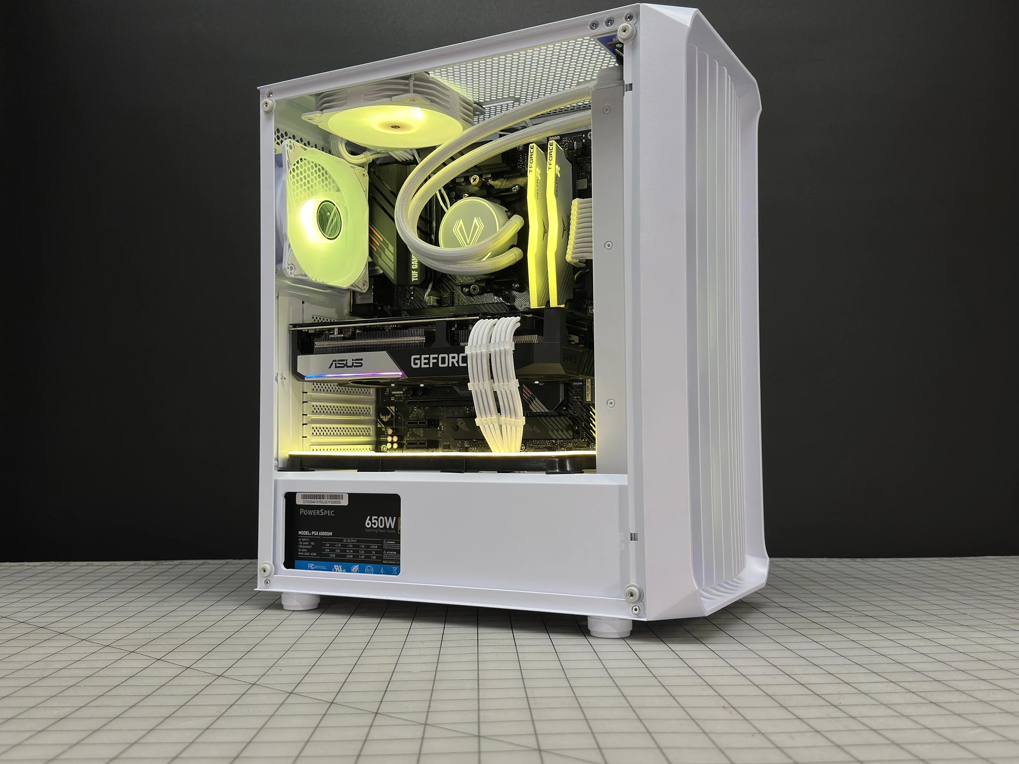 🧊❄️Arctic❄️🧊 RTX 3070 / AMD R5 5600X3D / 1TB NVME / 32GB Ram / 360 AIO Watercooled / WIFI / WIN11