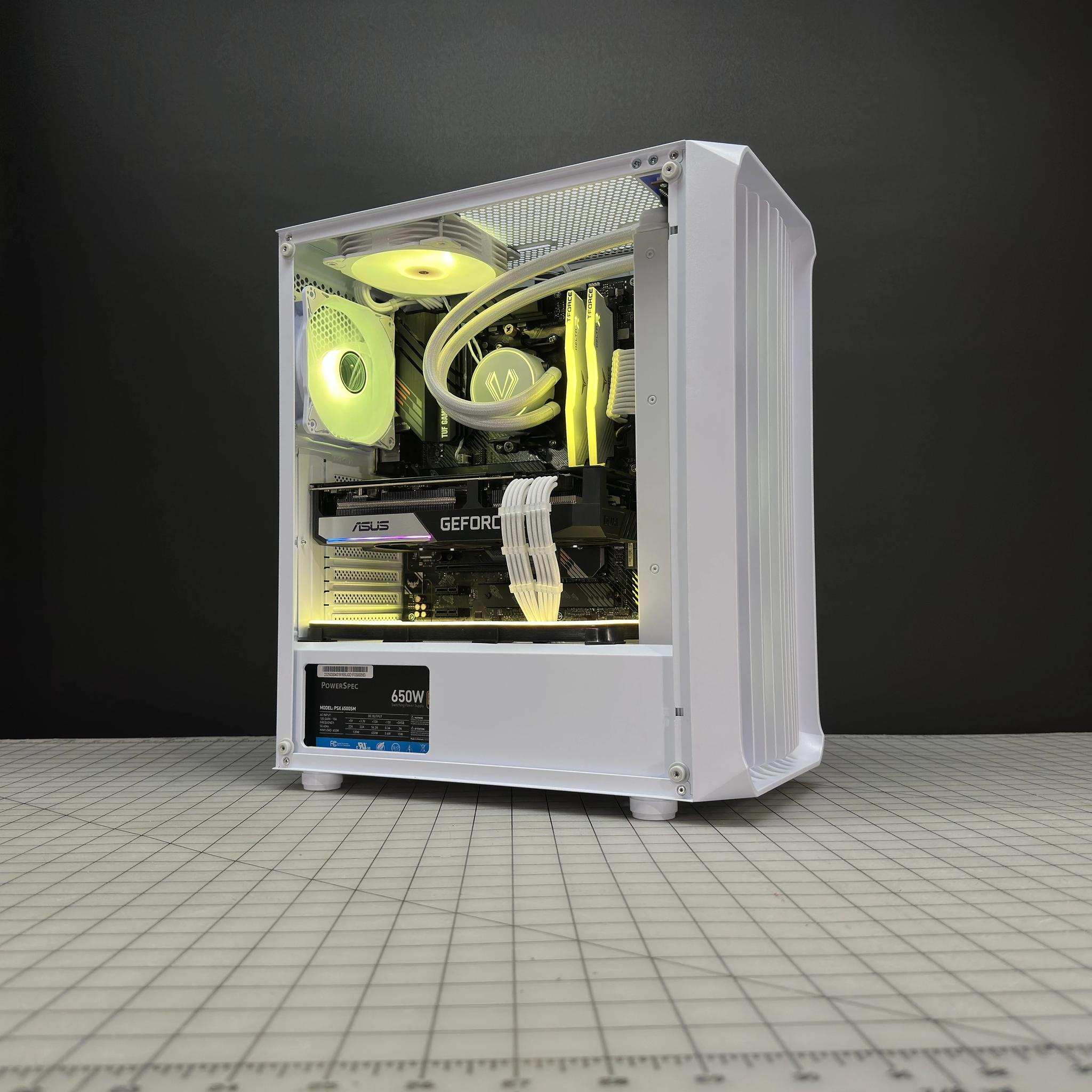 🧊❄️Arctic❄️🧊 RTX 3070 / AMD R5 5600X3D / 1TB NVME / 32GB Ram / 360 AIO Watercooled / WIFI / WIN11