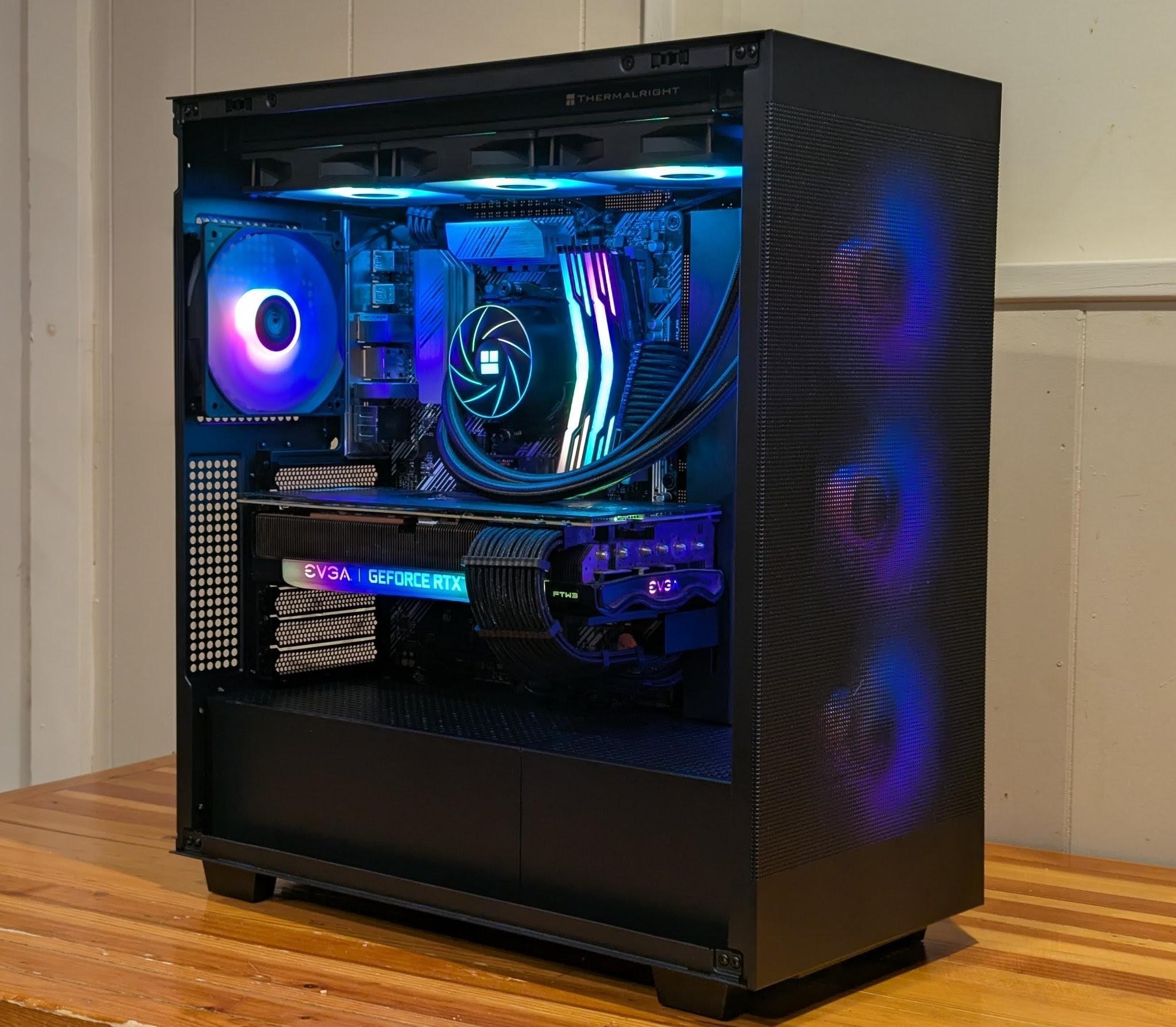 🖤 Ryzen 7 5800X | RTX 3080 Ti | 32GB DDR4 | 1440p Gaming PC | High Airflow Build