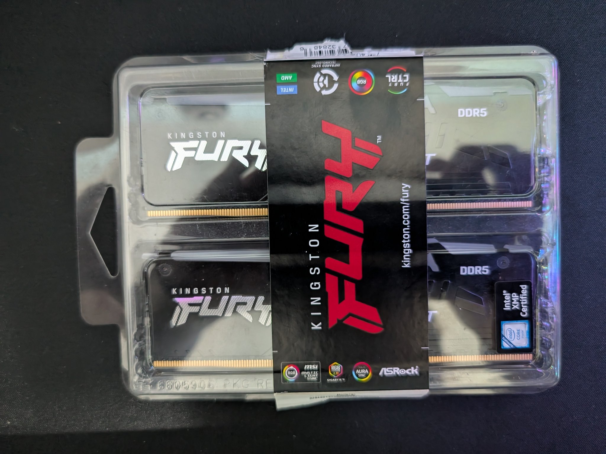 Kingston FURY Beast DDR5 RGB 16GB kit (2×8GB) 6000 MT/s CL36, Open Box, Excellent