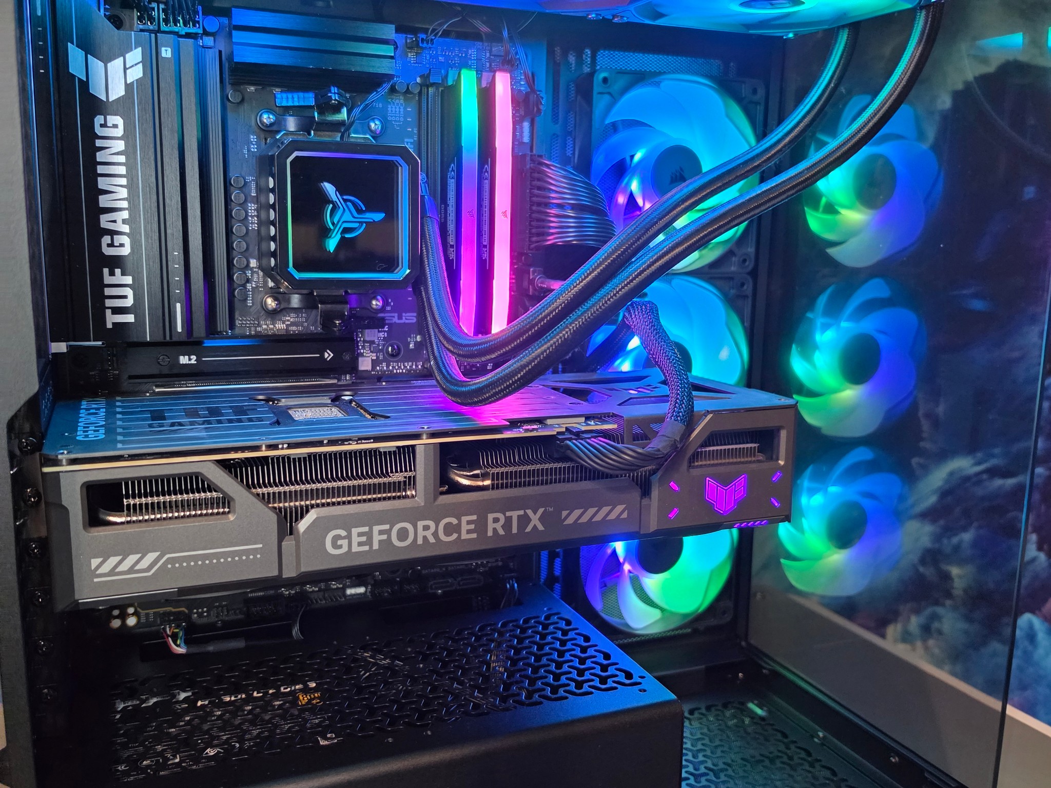 ASUS TUF RTX 5070 12GB + Ryzen 9700x PC Build #62