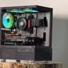 FREE SHIP 🖤🌈 Black RGB Gaming PC | RTX 2070 Super | Ryzen 5 5500 | 500 GB NVME | 16 GB DDR4 🌈🖤