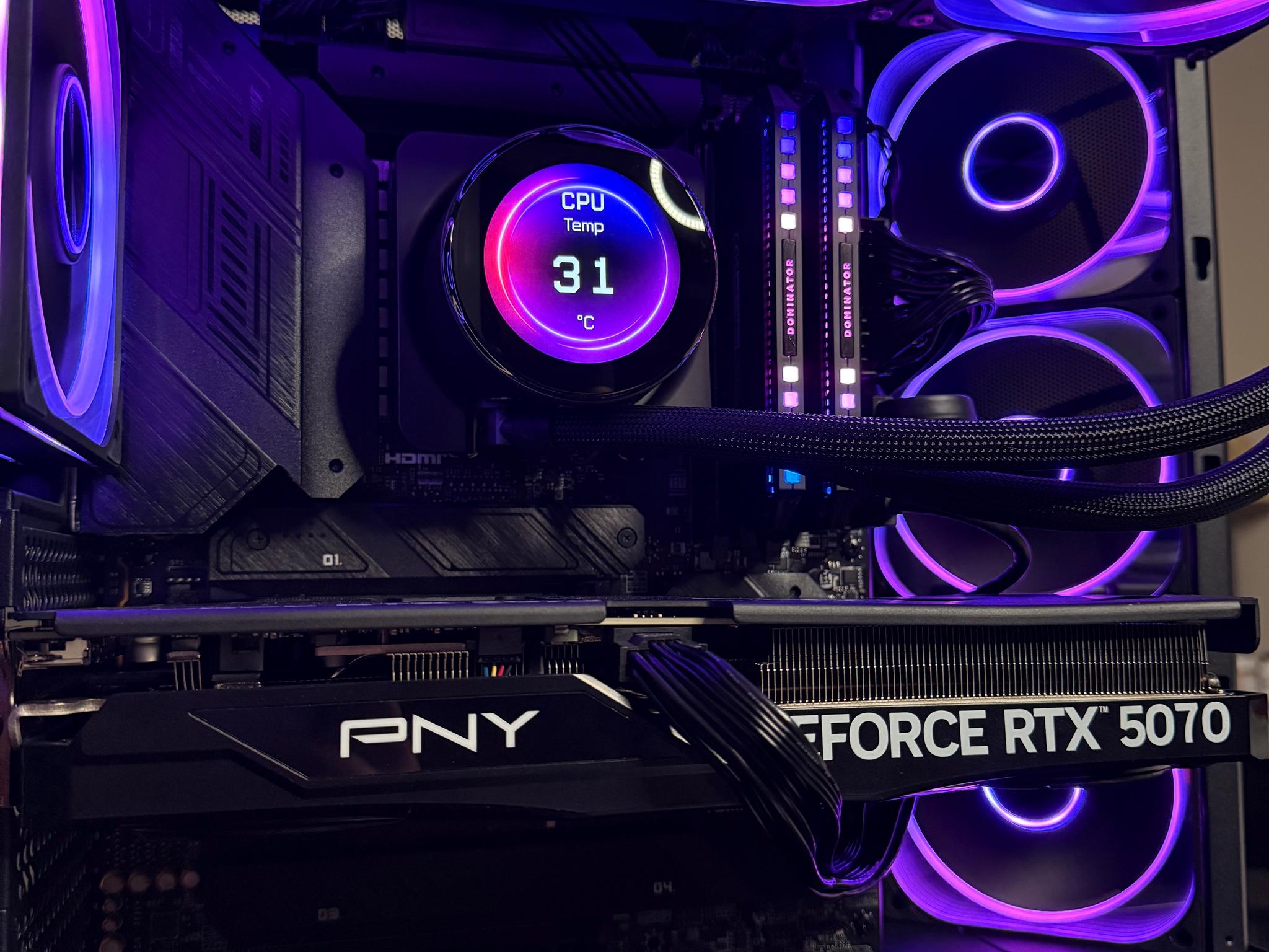 ✨💜 AORURA | RTX 5070 + i9-14900KF | 32GB RAM | 2TB Gen4 NVMe — Ultra High-End Gaming PC